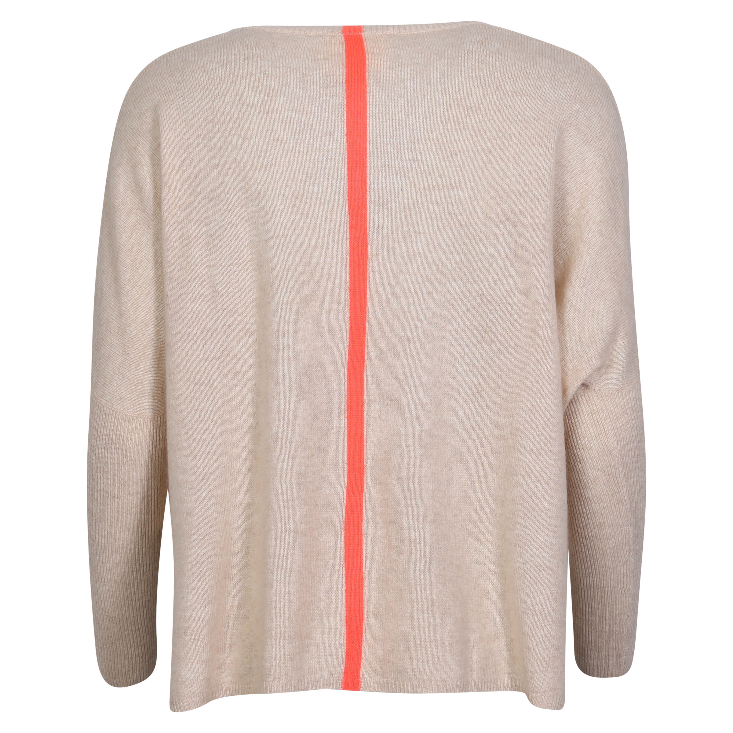 Absolut Cashmere Oversized Sweater Chloe Beige/Coral