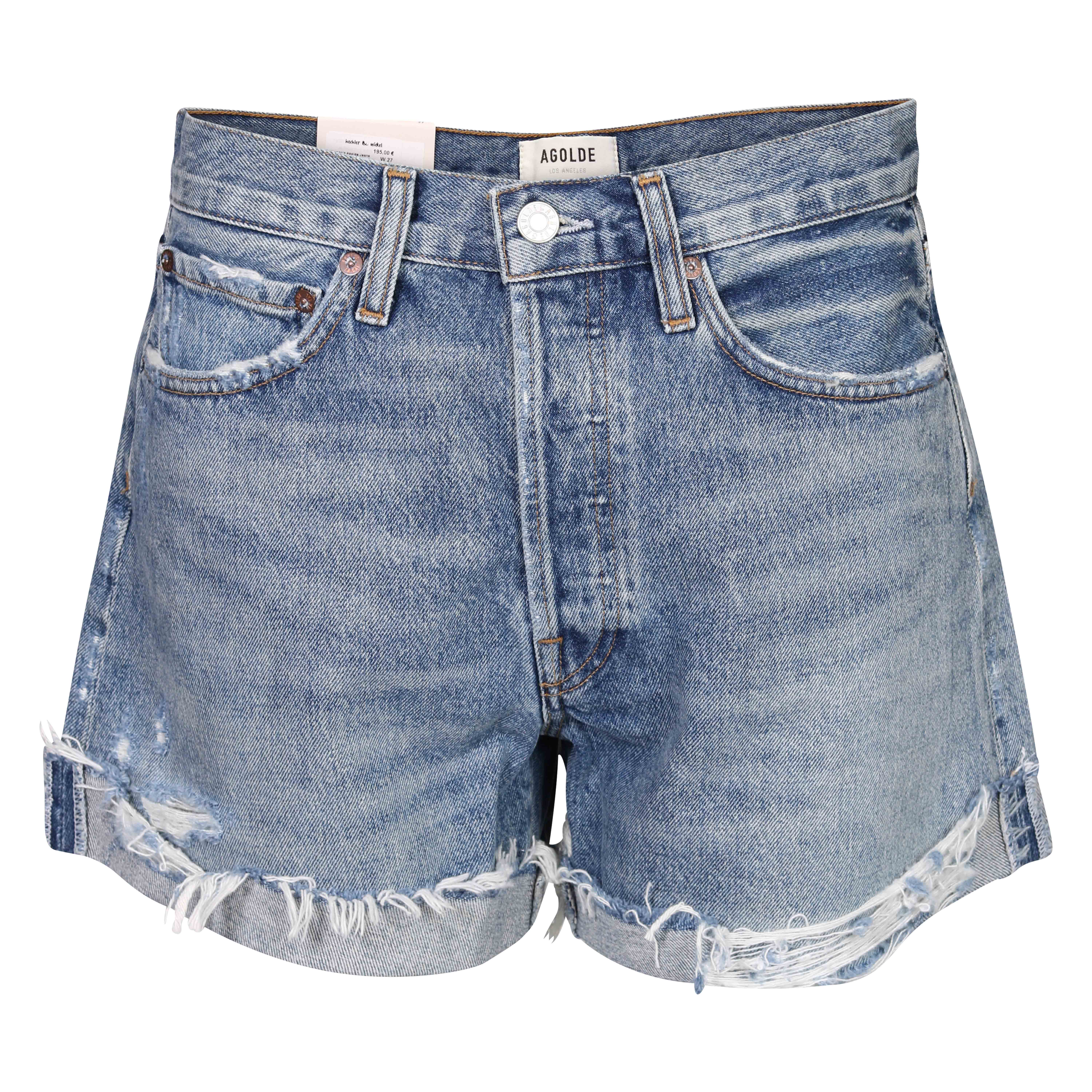 Agolde Jeans Shorts Parker with Cuff