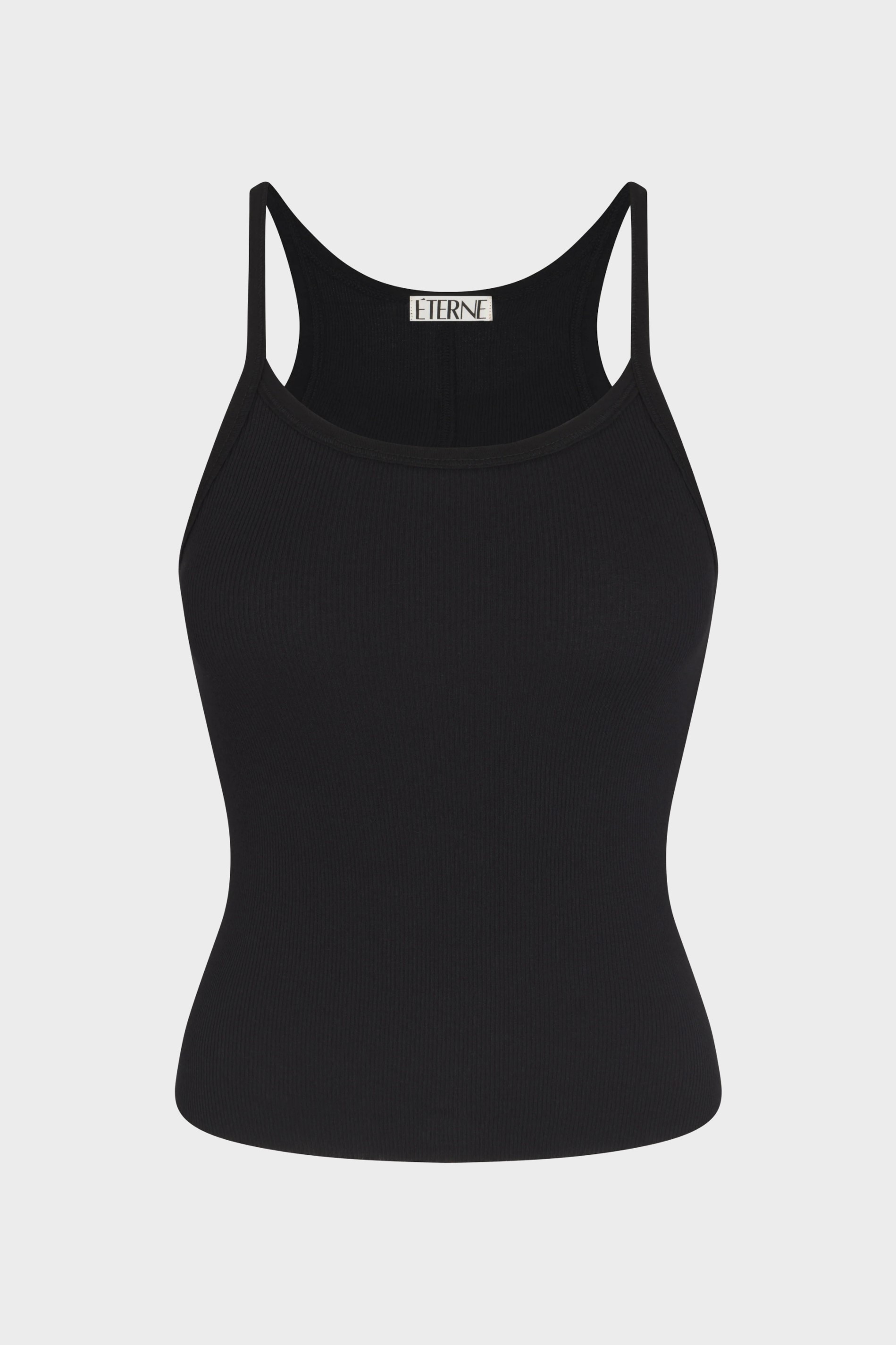 ÉTERNE Rib Tank Top in Black ÉTERNE Rib Tank Top in Black XL