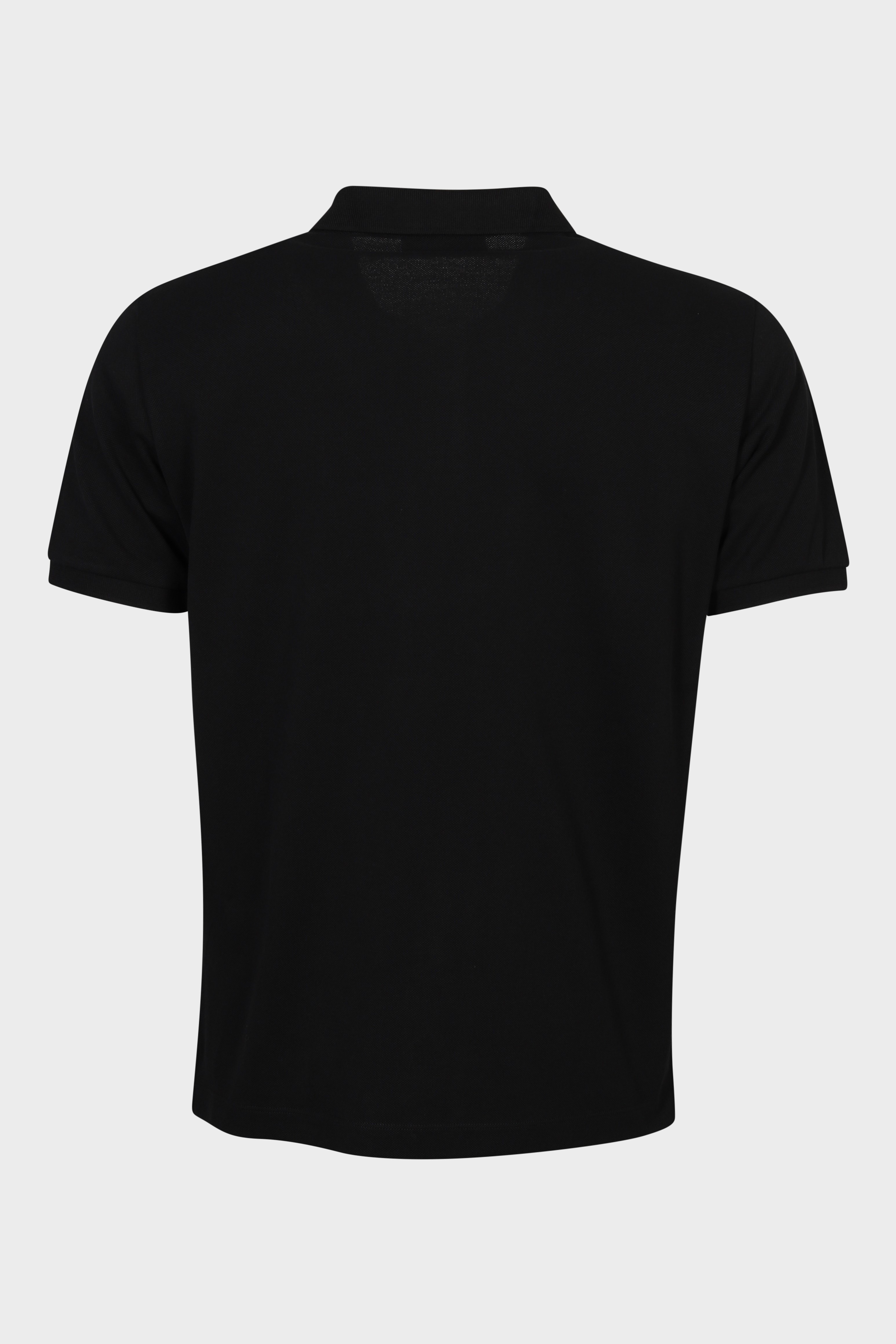 STONE ISLAND Pique Polo Shirt Regular Fit in Black