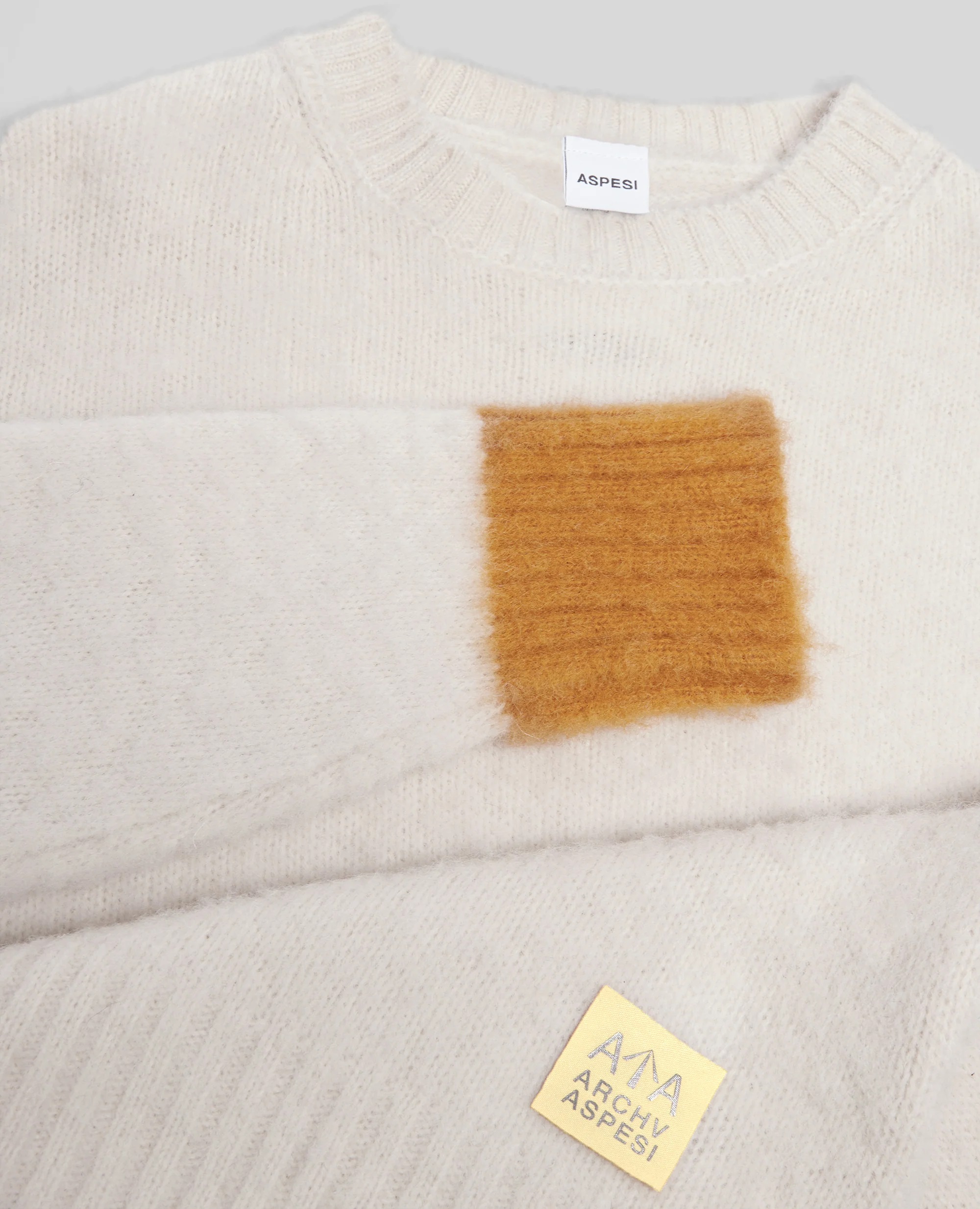 ASPESI Archiv Knit Pullover in Cream 50