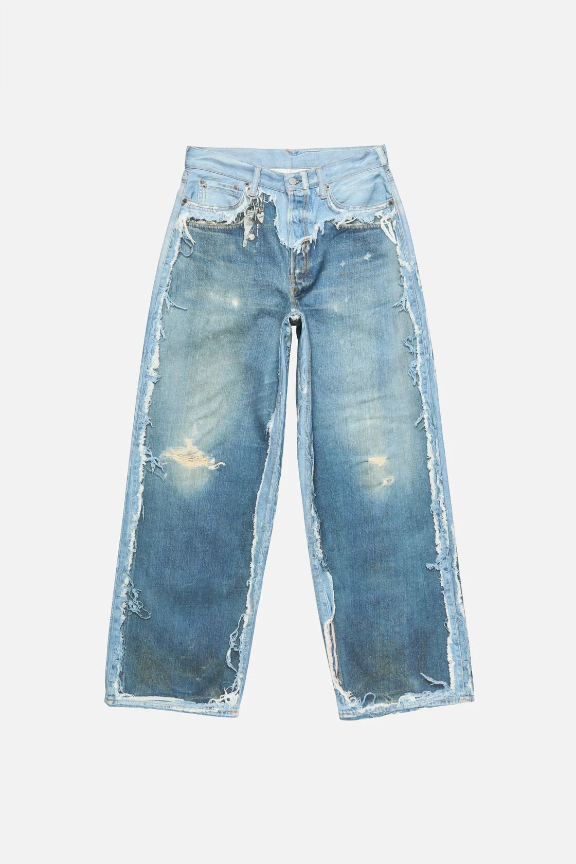 ACNE STUDIOS 1981 Baggy Fit Printed Demin Pant Regular Length XXL