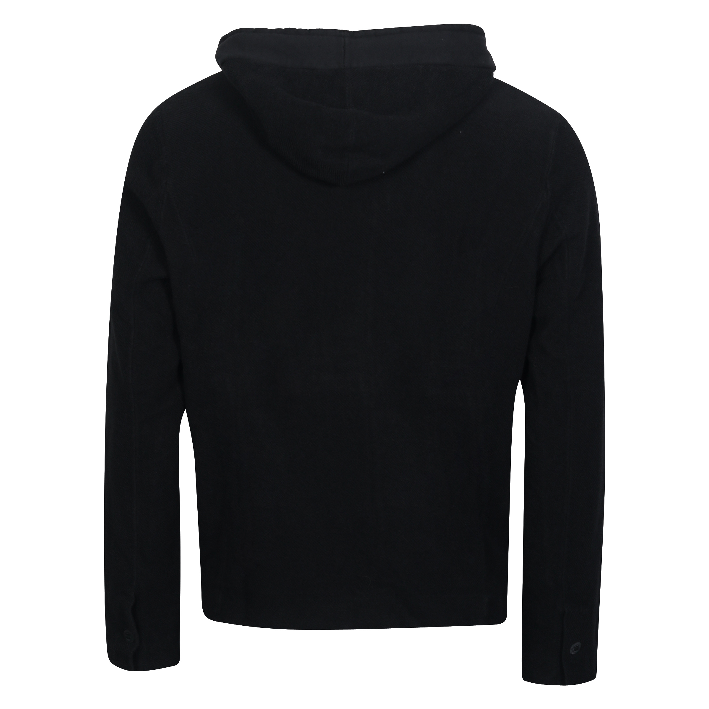 Hannes Roether Hooded Sweat Jacket in Black