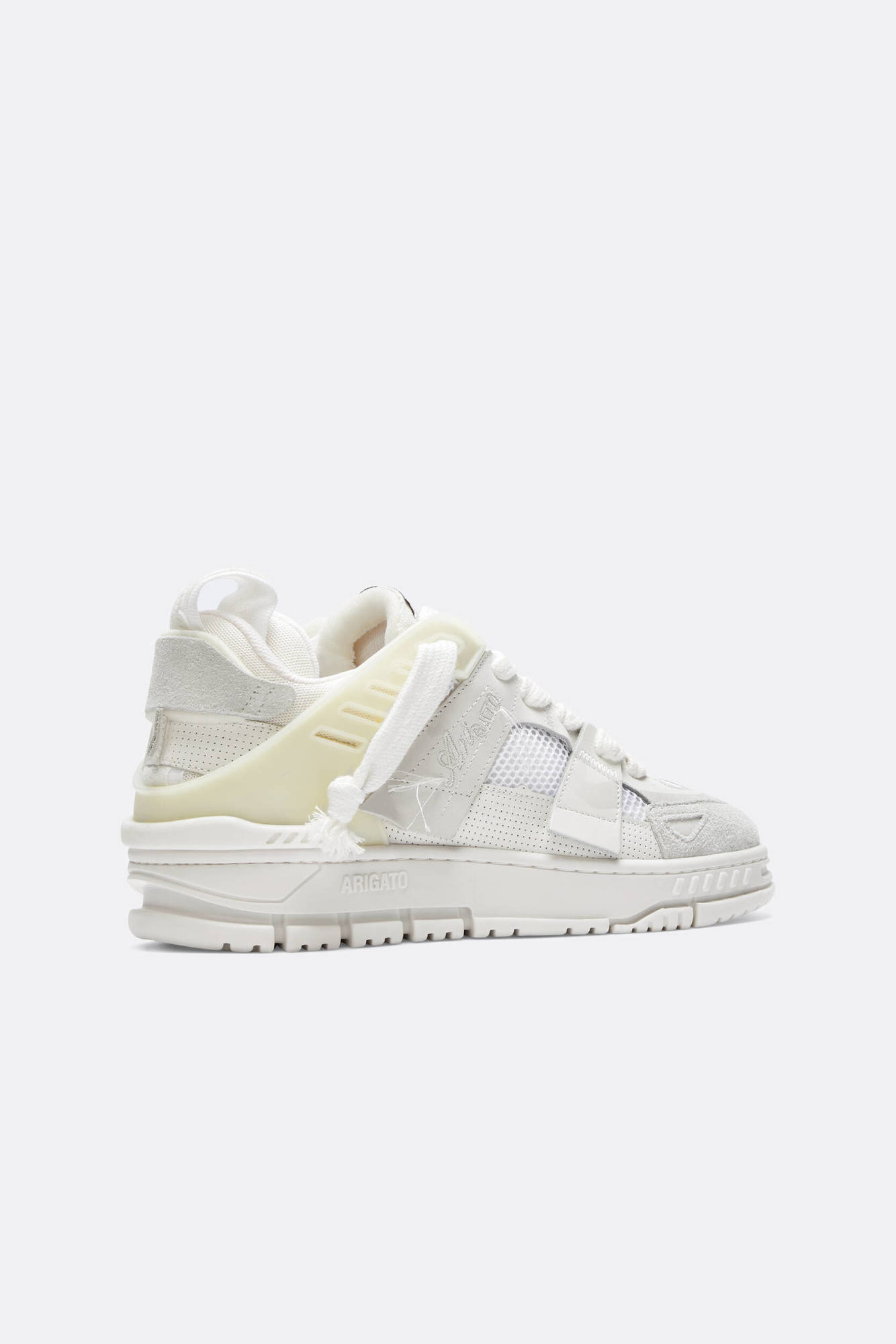 AXEL ARIGATO Area Patchwork Sneaker in White/White 44