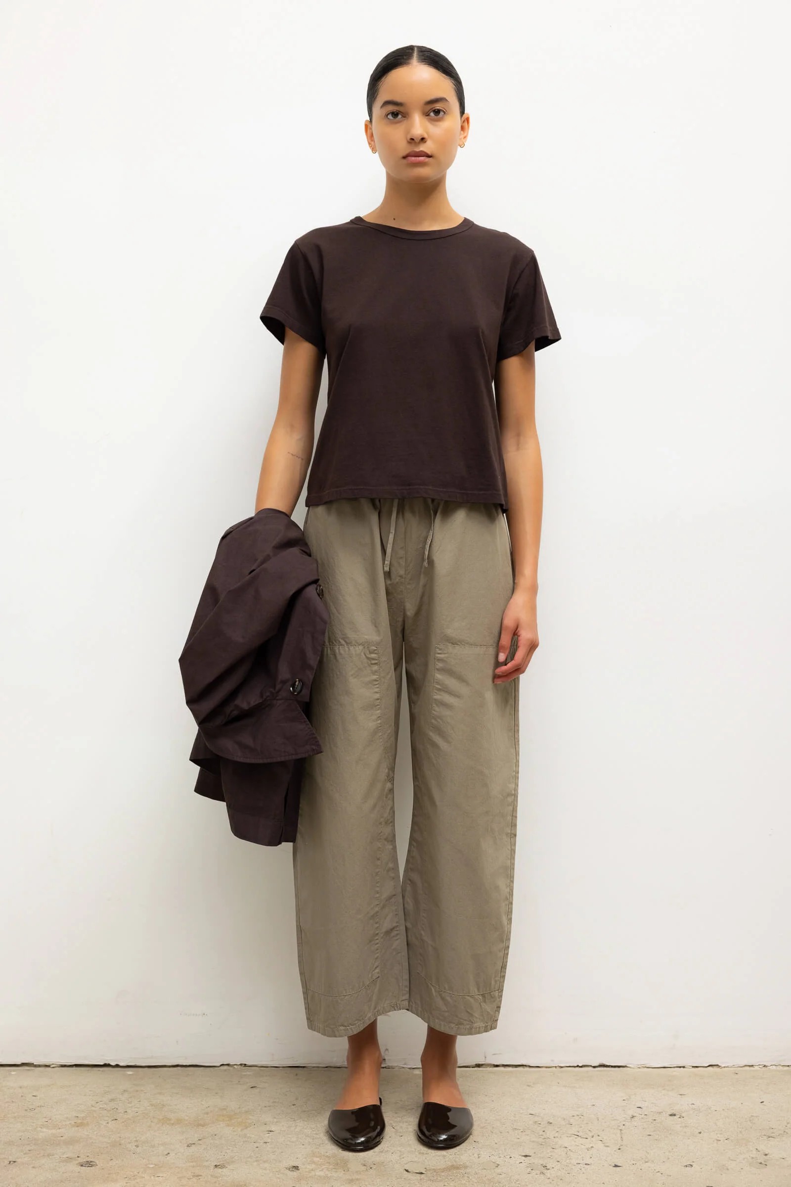 LESET T-Shirt Margo in Chocolate