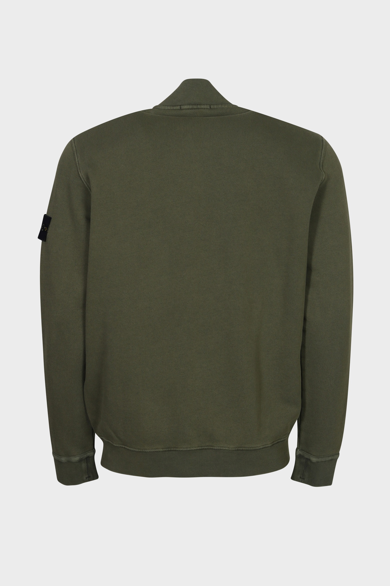STONE ISLAND Heavy Cotton Bomber Jacket in Washed Olive 2XL
