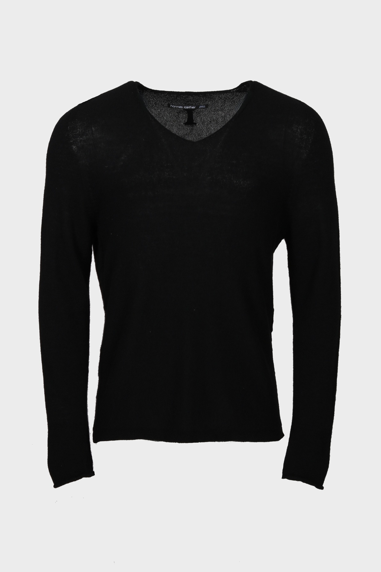 HANNES ROETHER Cashmere Pullover in Black