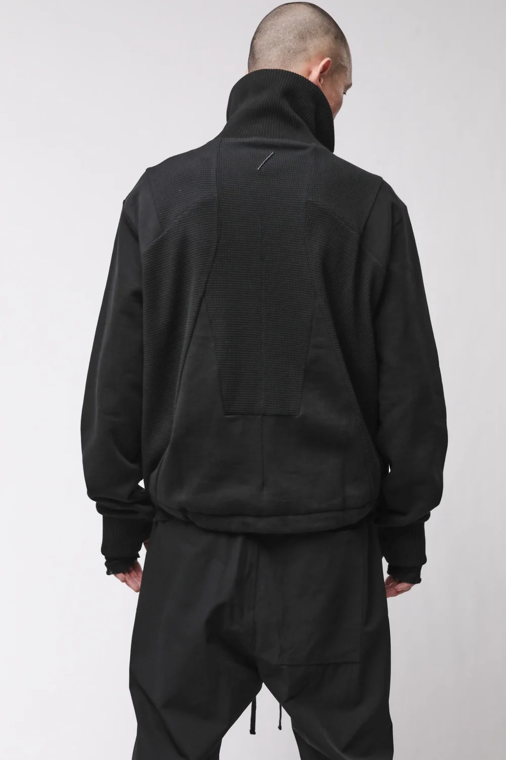 THOM KROM Oversize Sweatjacket in Black