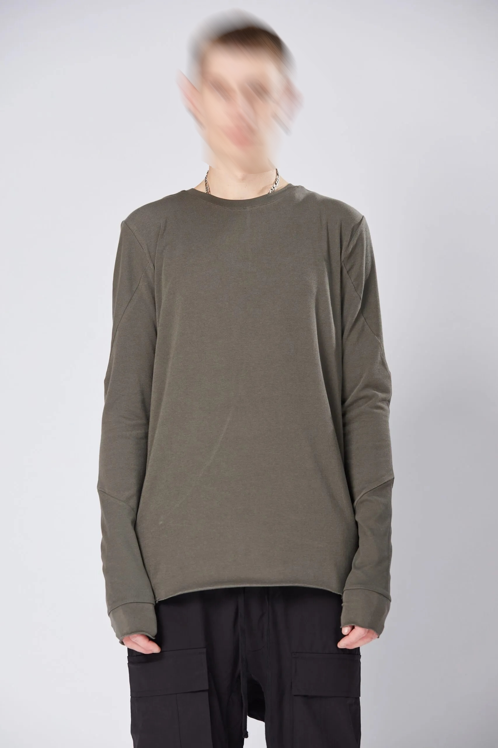 THOM KROM Longsleeve in Ivy Green S