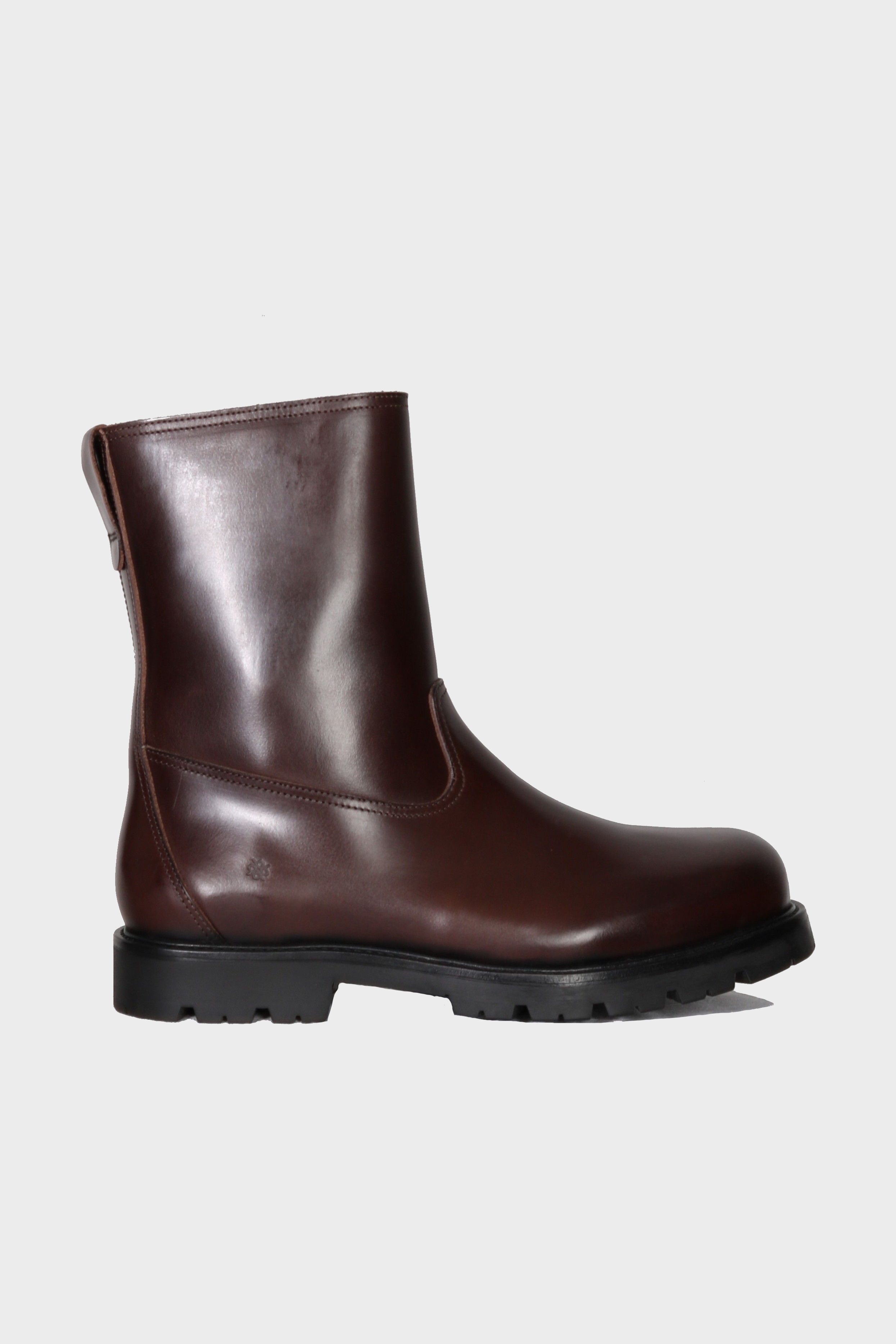 THE ORIGINAL PLAYBOY Dublin Leather Boot in Dark Brown