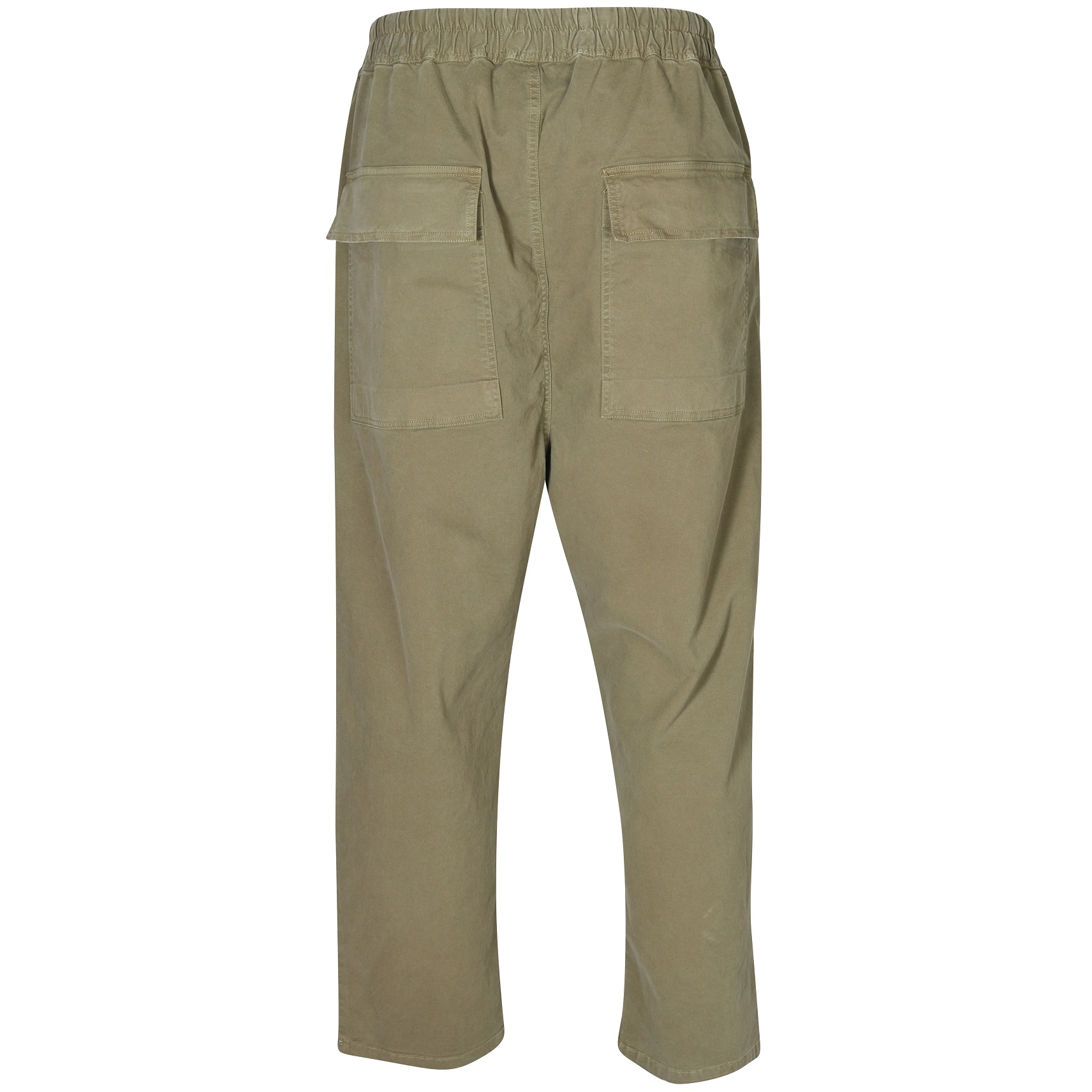 NILI LOTAN Walker Cotton Pant in Olive Green M