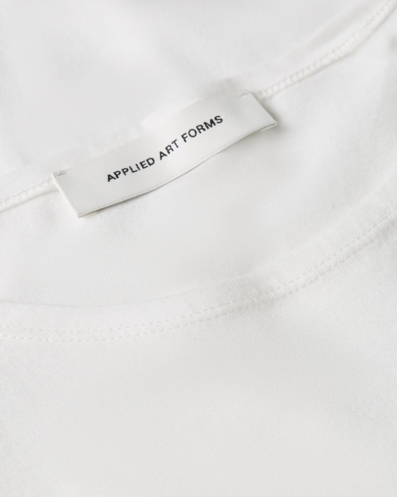 APPLIED ART FORMS Light Cotton T-Shirt in Light Ecru