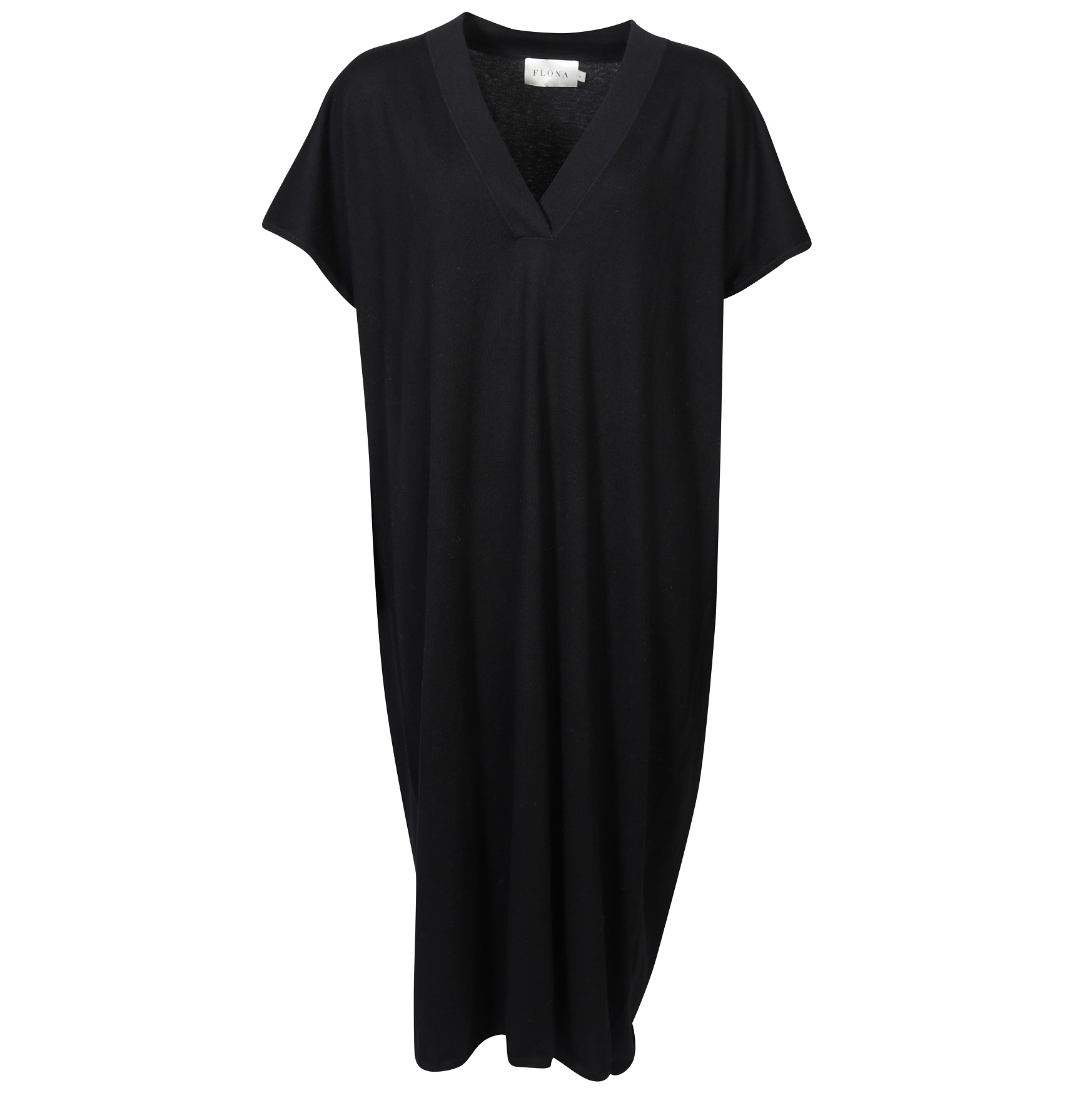 FLONA Knit Dress in Black