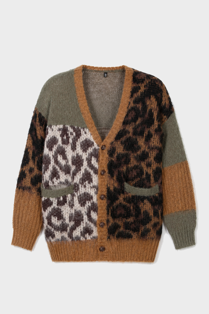 R13 Oversize Knit Cardigan