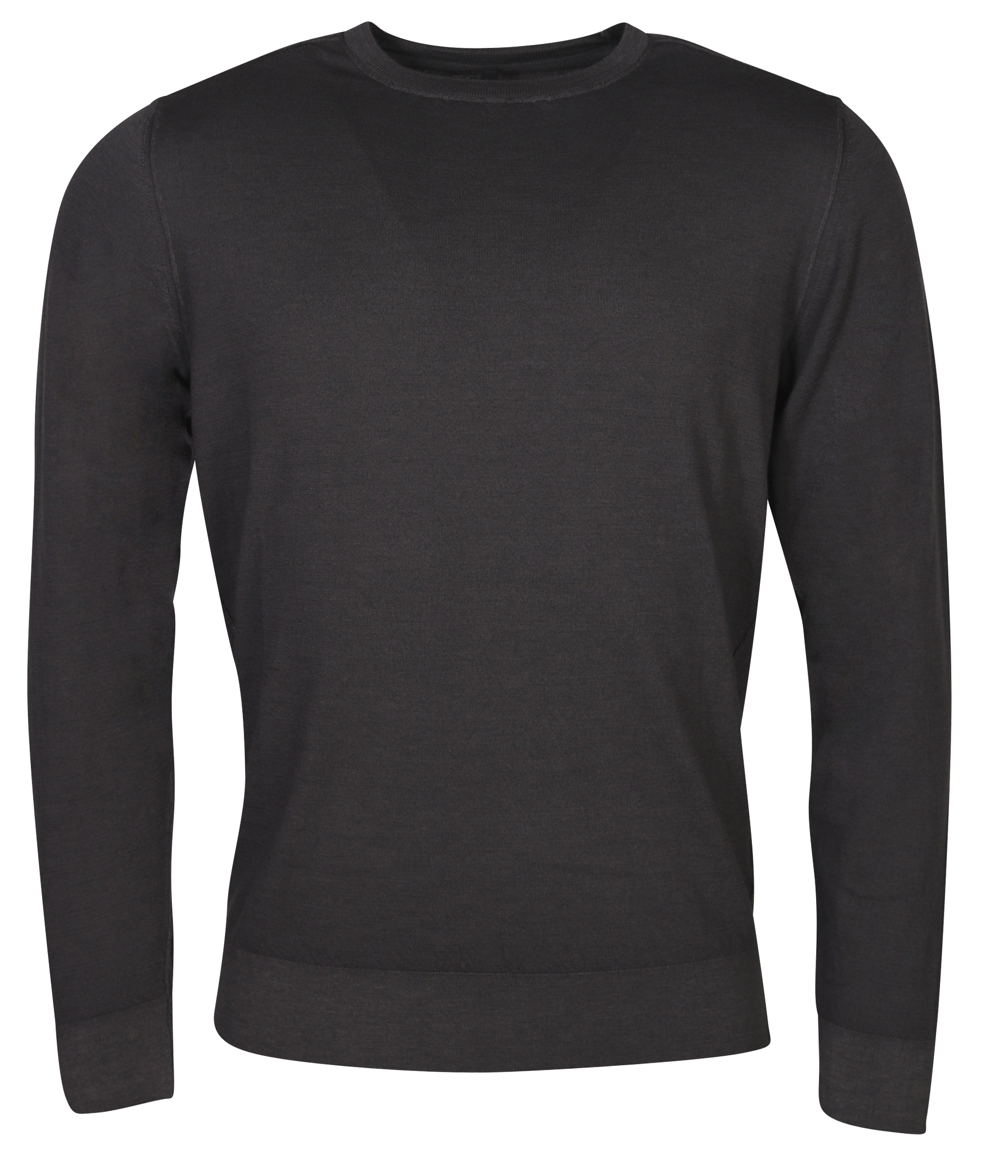 Transit Uomo Merino Wool Sweater Dark Grey