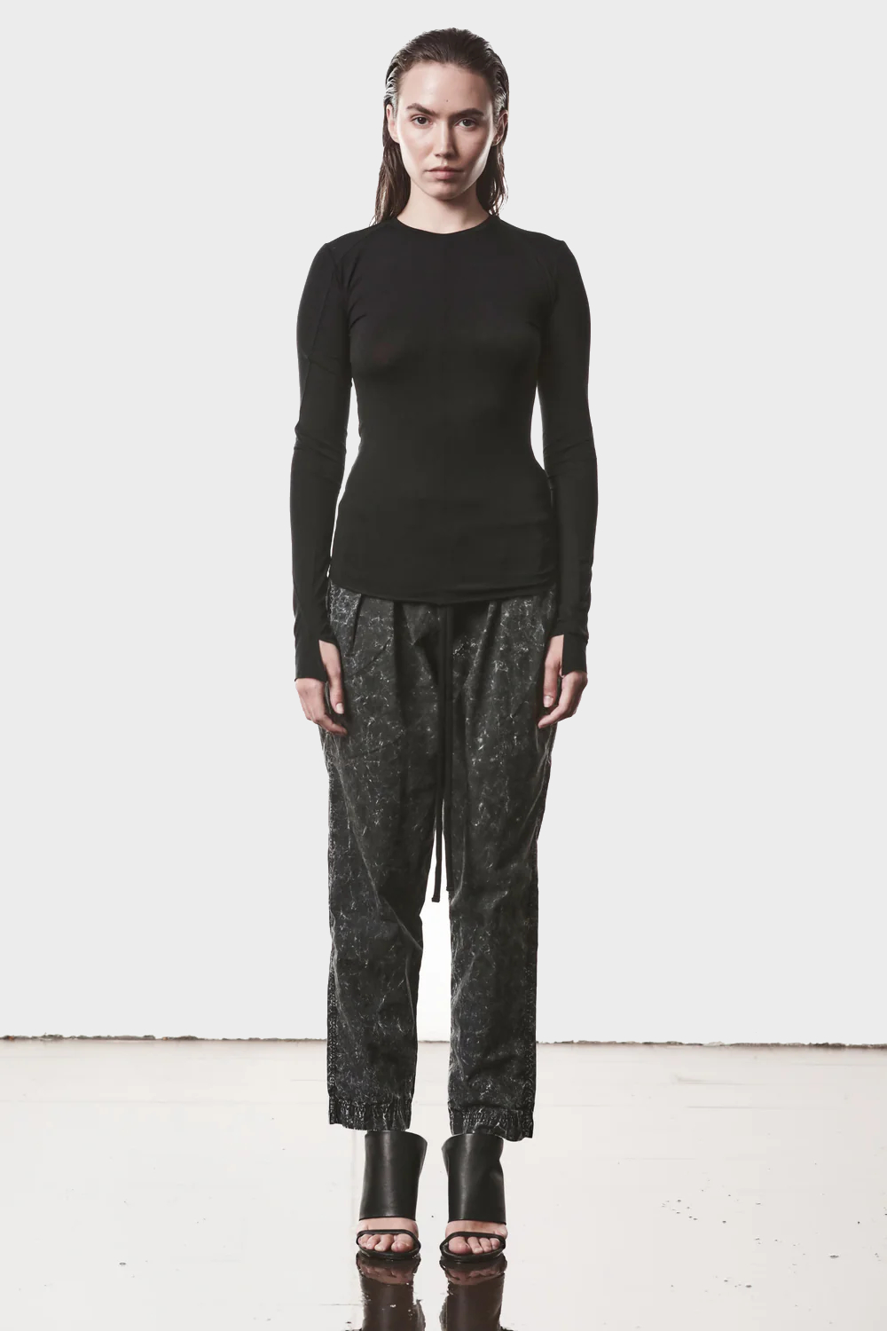 THOM KROM Longsleeve in Black