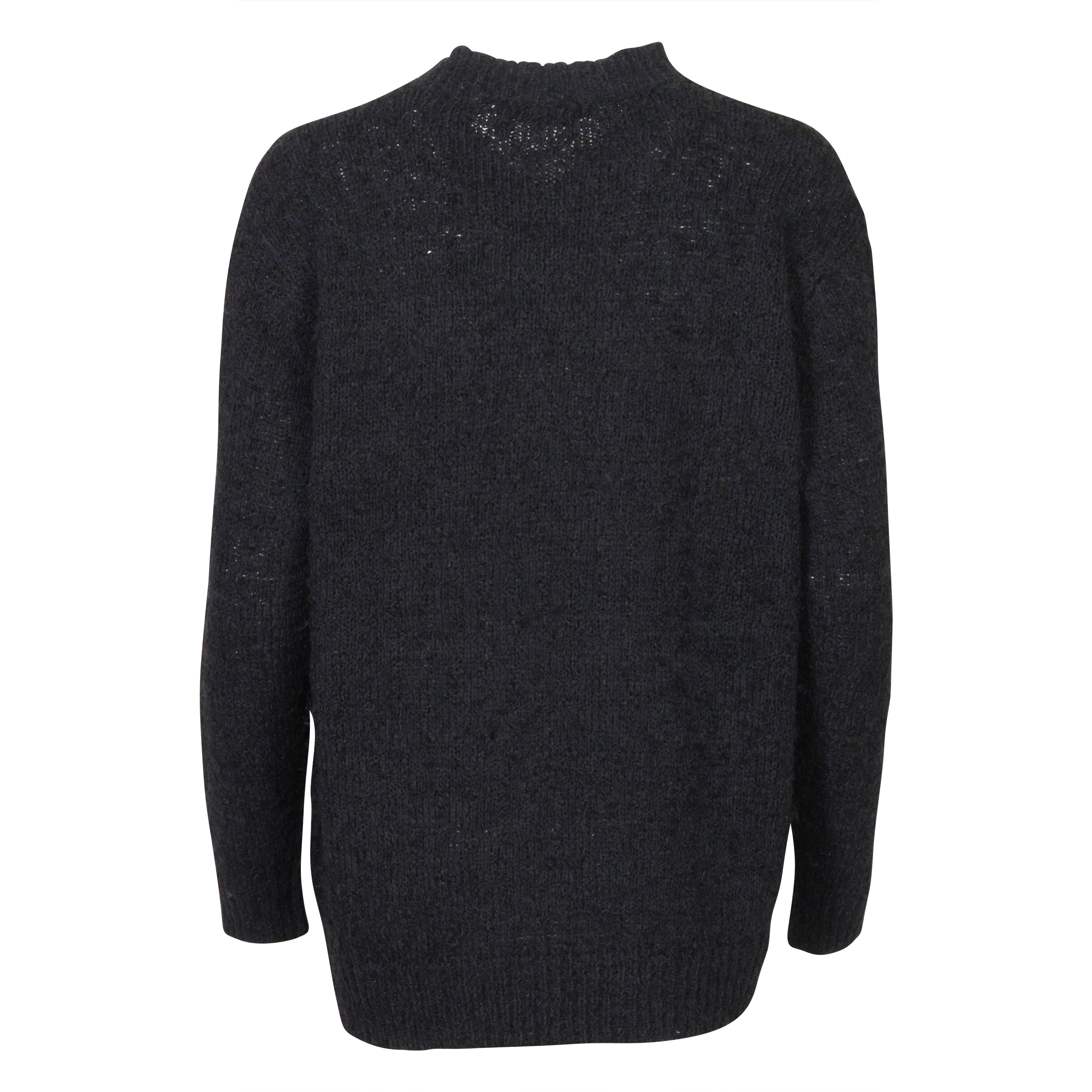 Acne Studios Knit Kohanna Feathery Cotton Washed Black