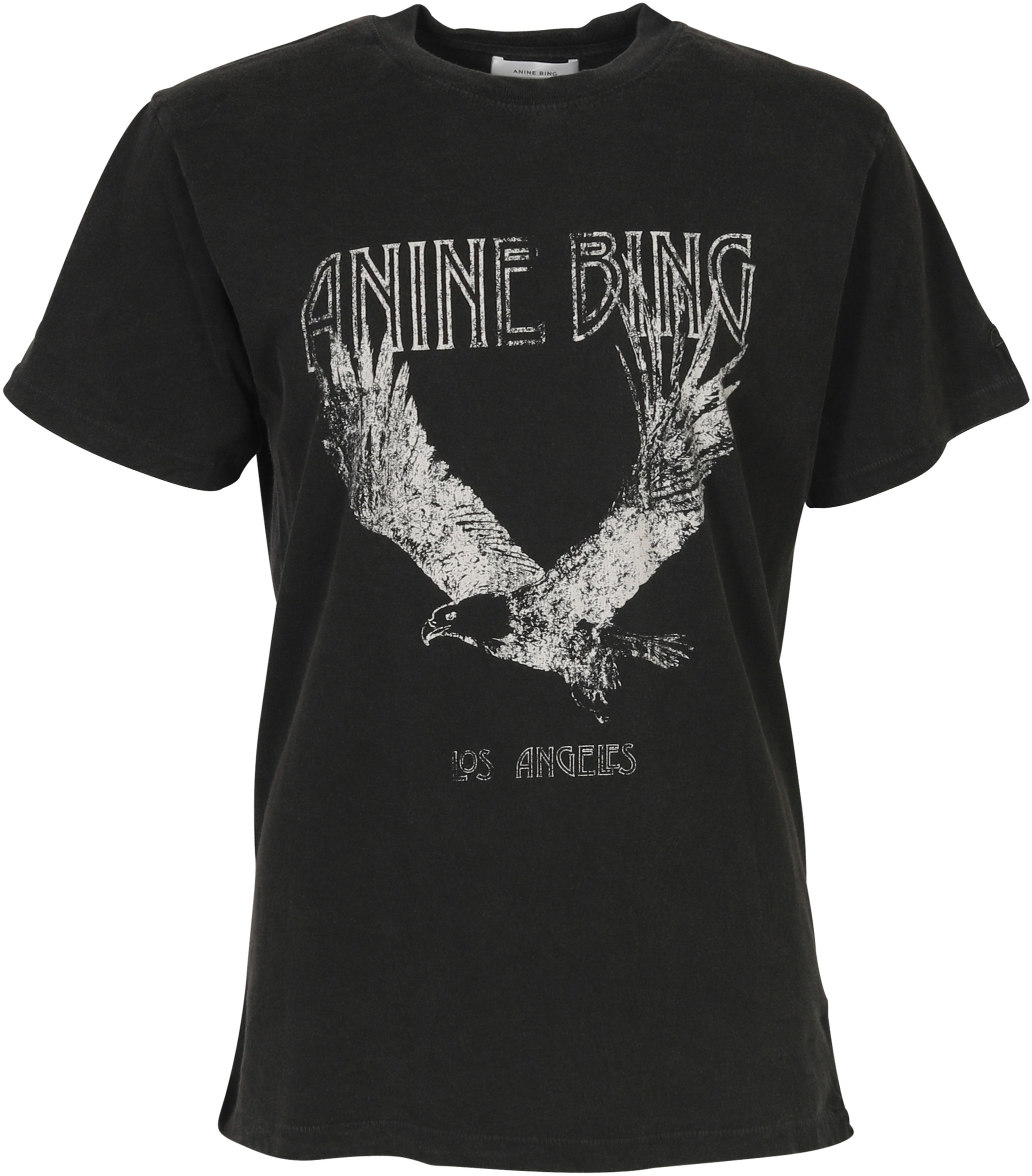 Anine Bing Lili Tee Eagle Washed Black