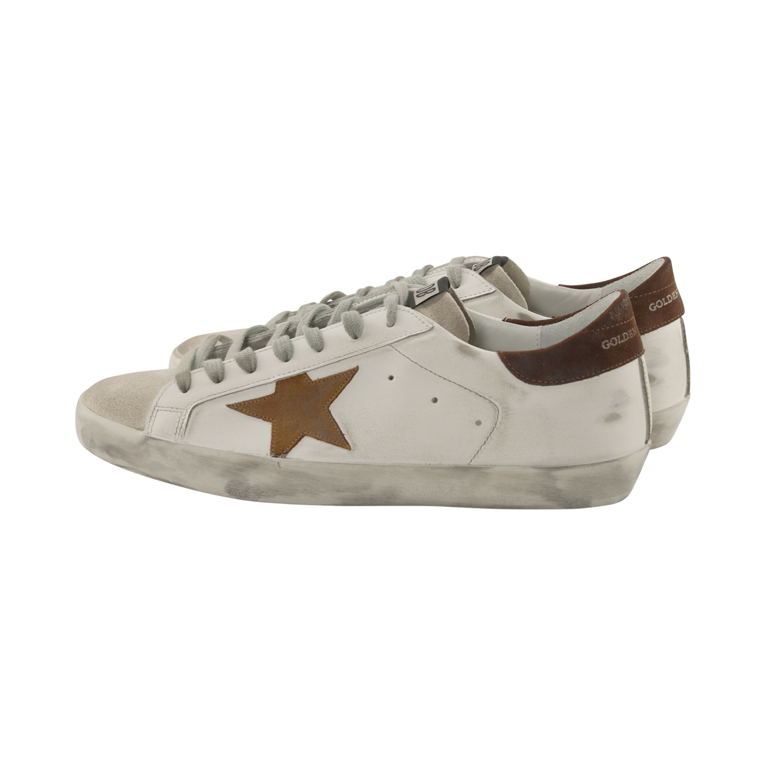 Golden Goose Sneaker Superstar White/Brown