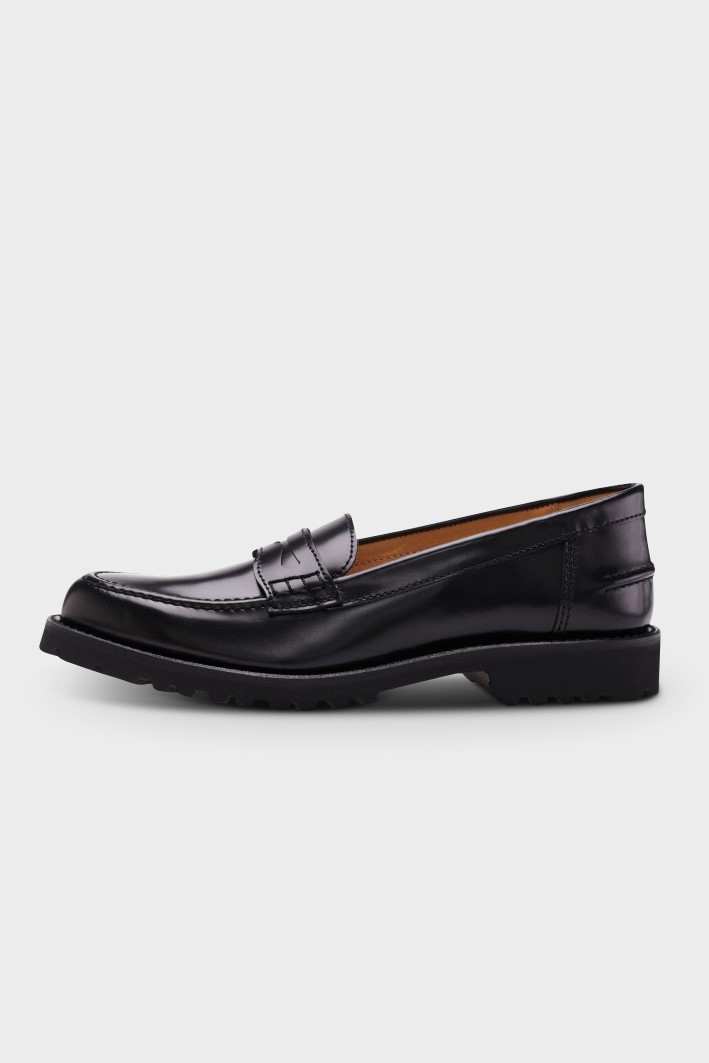 LUDWIG REITER Penny Loafer in Black