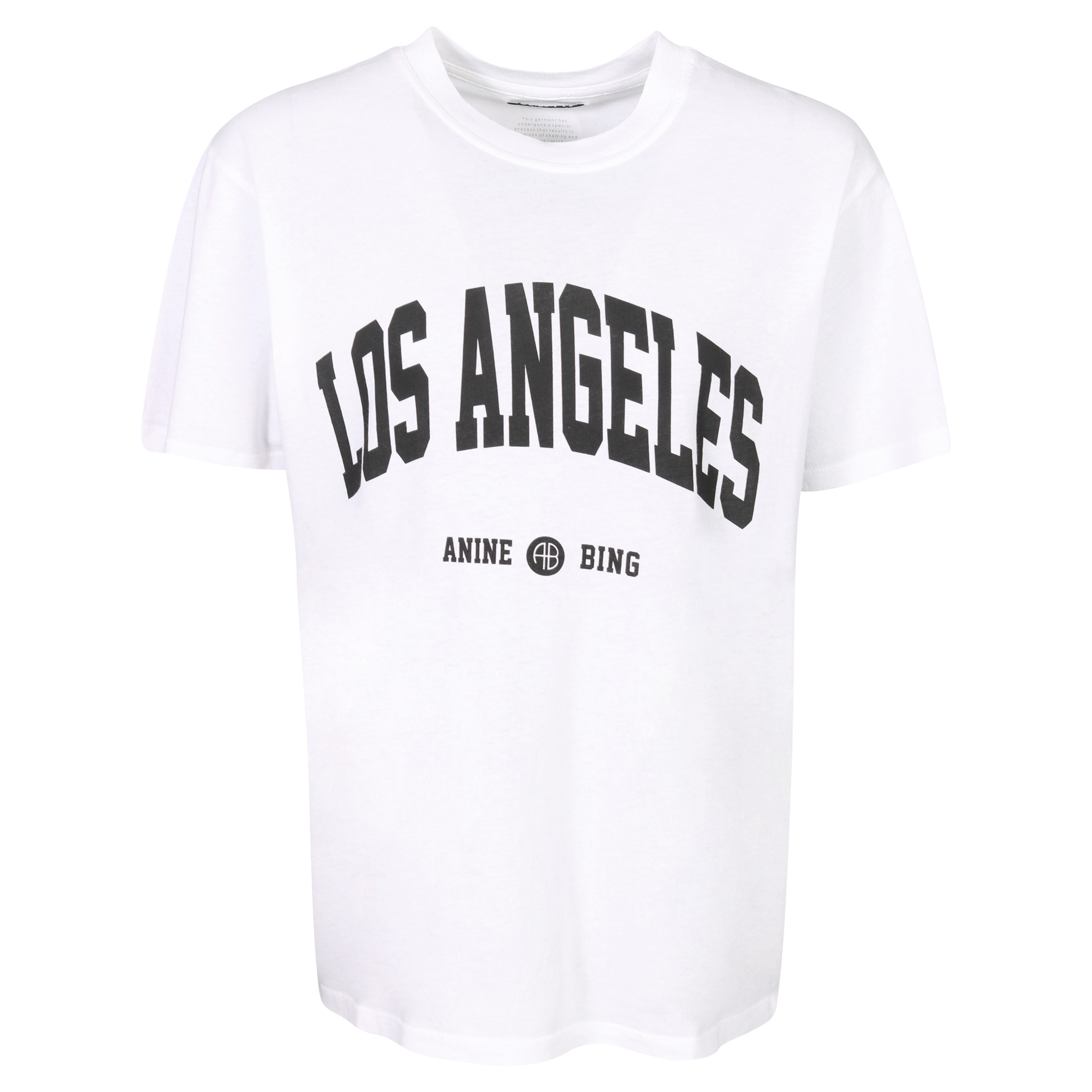 Anine Bing Lili Tee University Los Angeles in White
