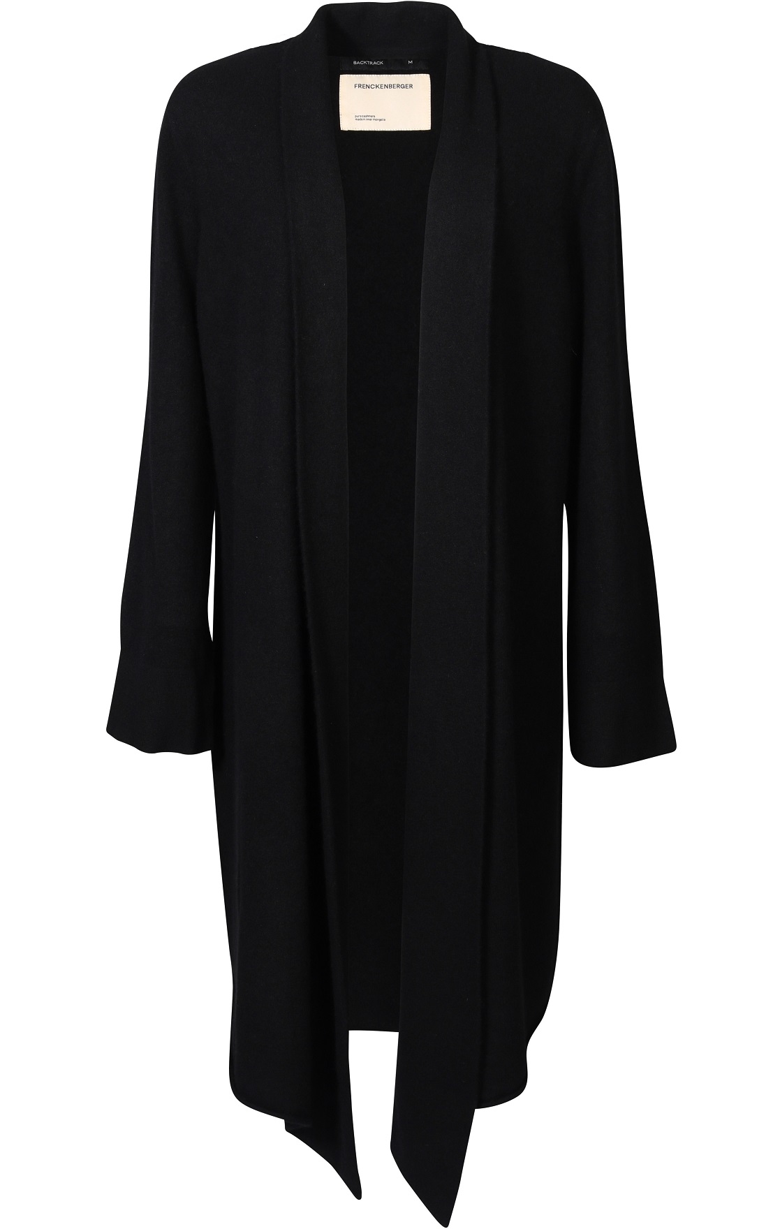 FRENCKENBERGER Long Cross Cardigan in Black XS