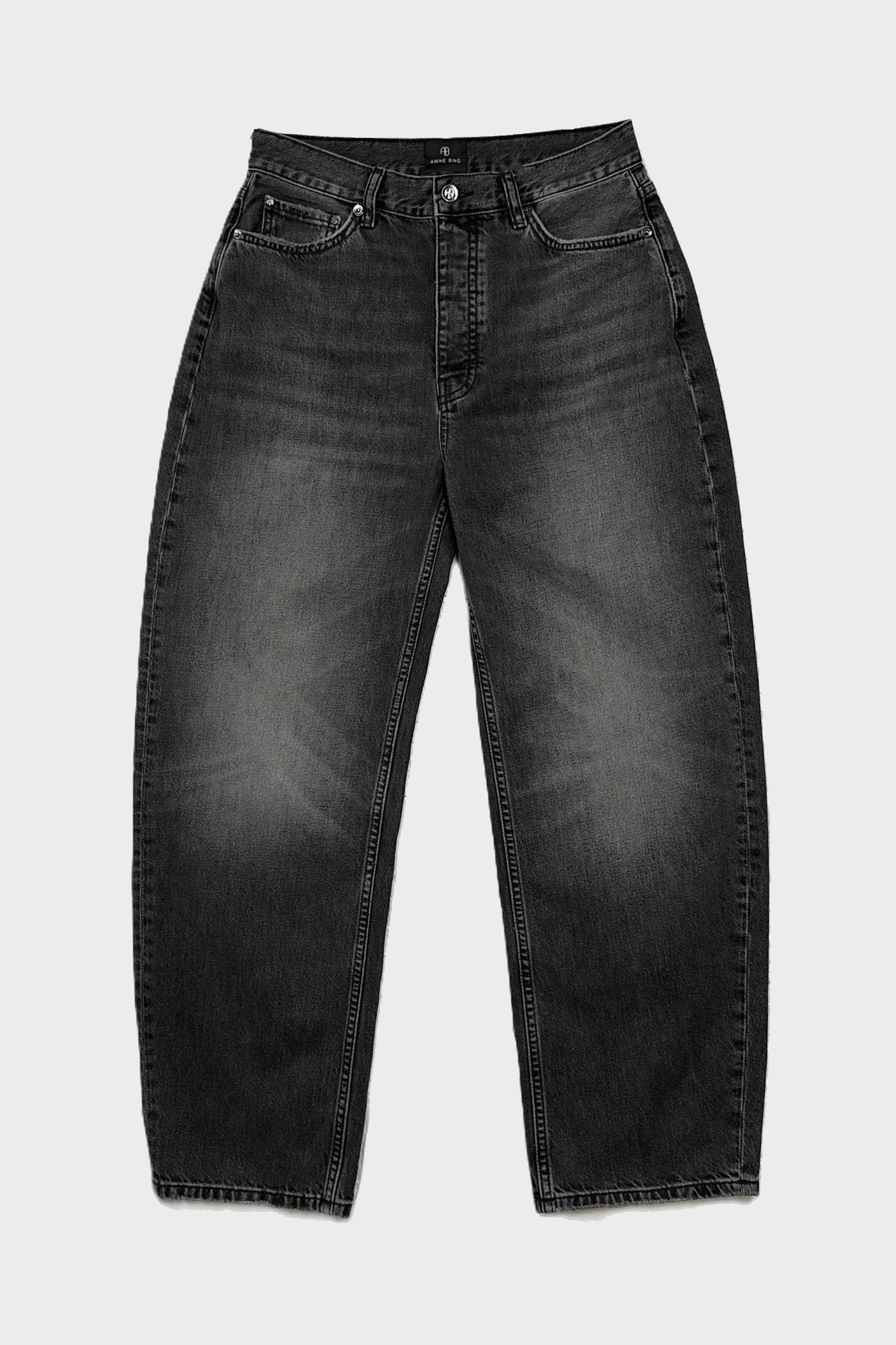 ANINE BING Jeans Fritz in Washed Smoke Grey