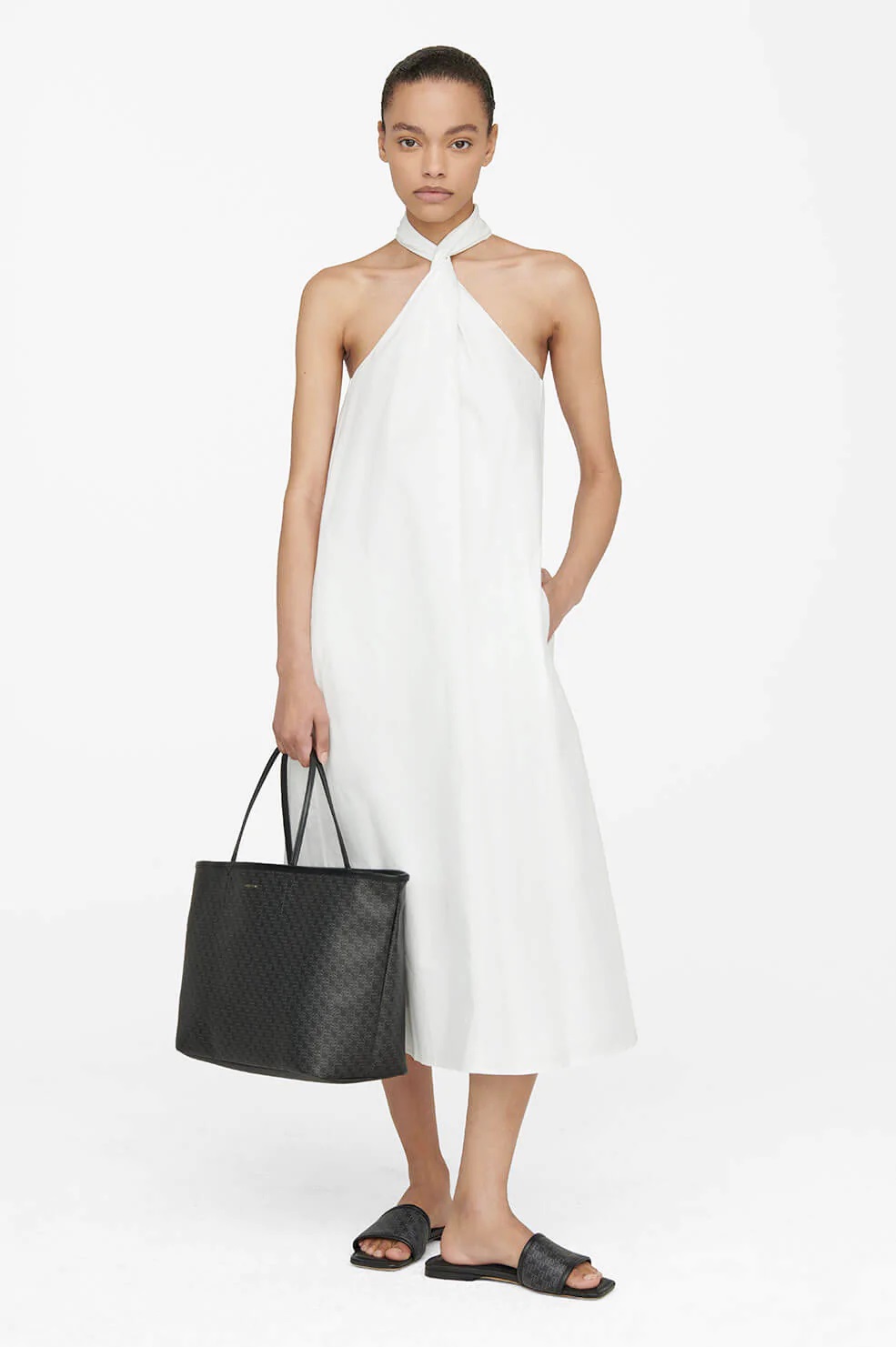 Anine Bing Cosette Dress in White