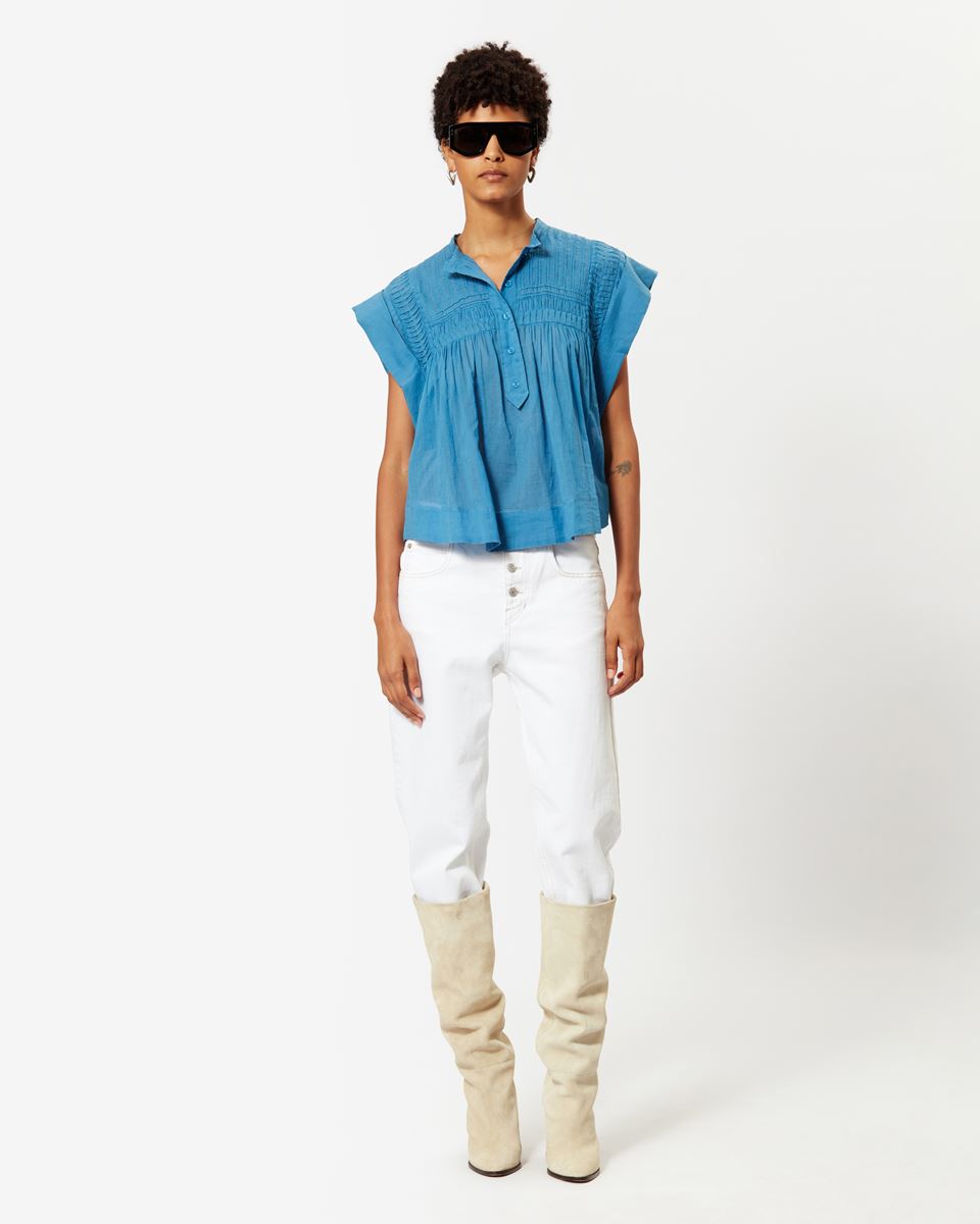 ISABEL MARANT ÉTOILE Leaza Top in Azure