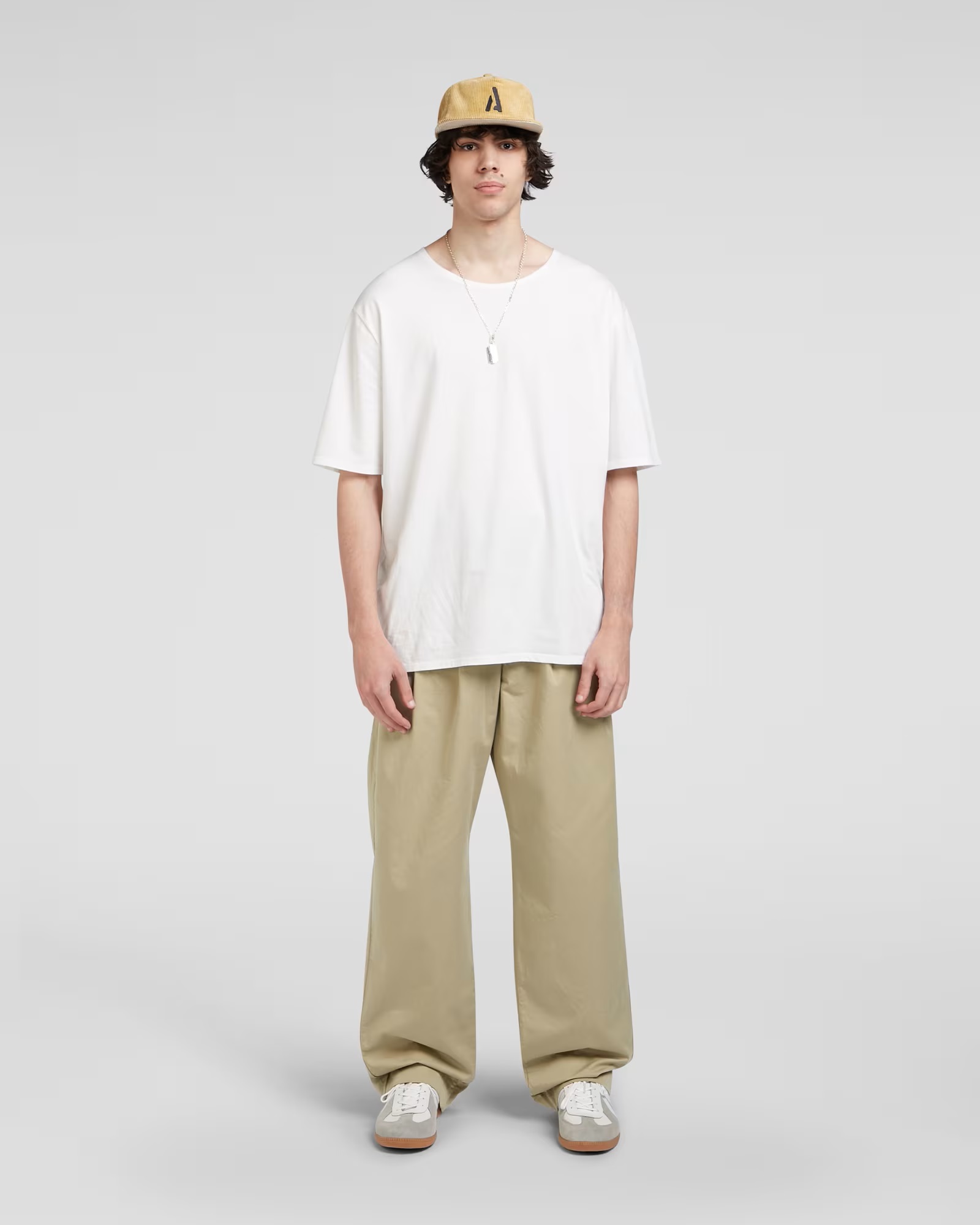 APPLIED ART FORMS Light Cotton T-Shirt in Light Ecru