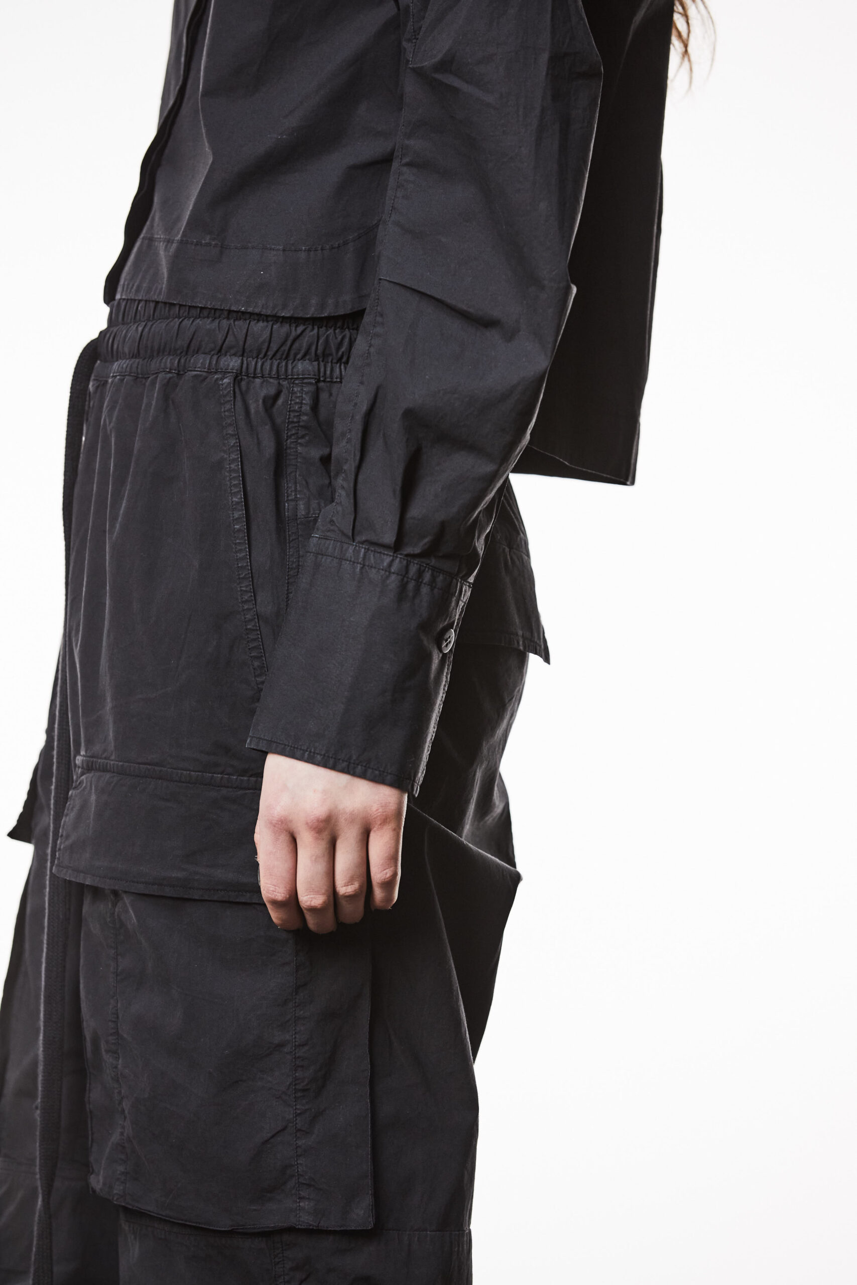 THOM KROM Cottonstretch Blouse in Black THOM KROM Cottonstretch Blouse in Black