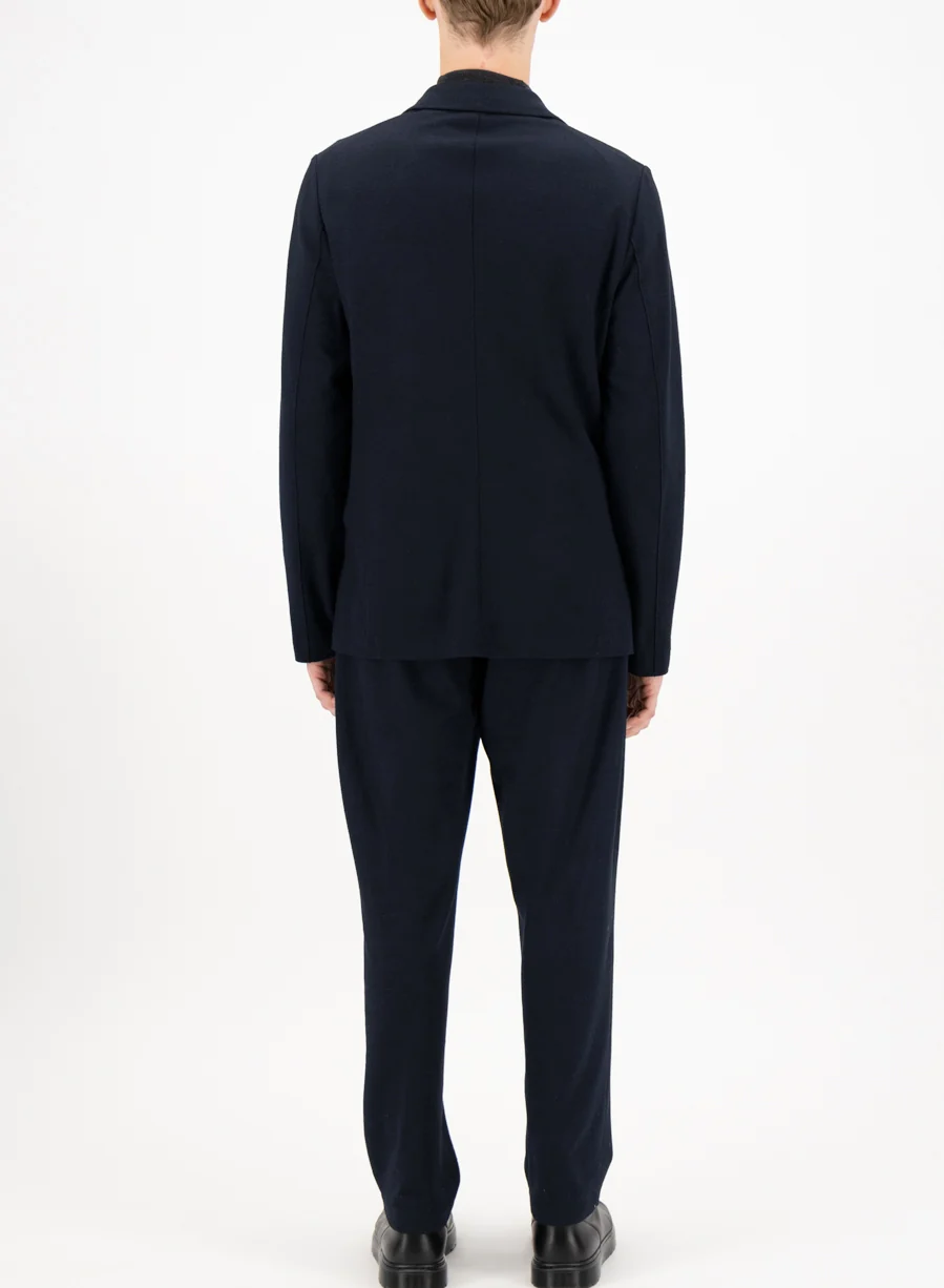HARRIS WHARF LONDON Superfine Merino Jacket in Dark Navy