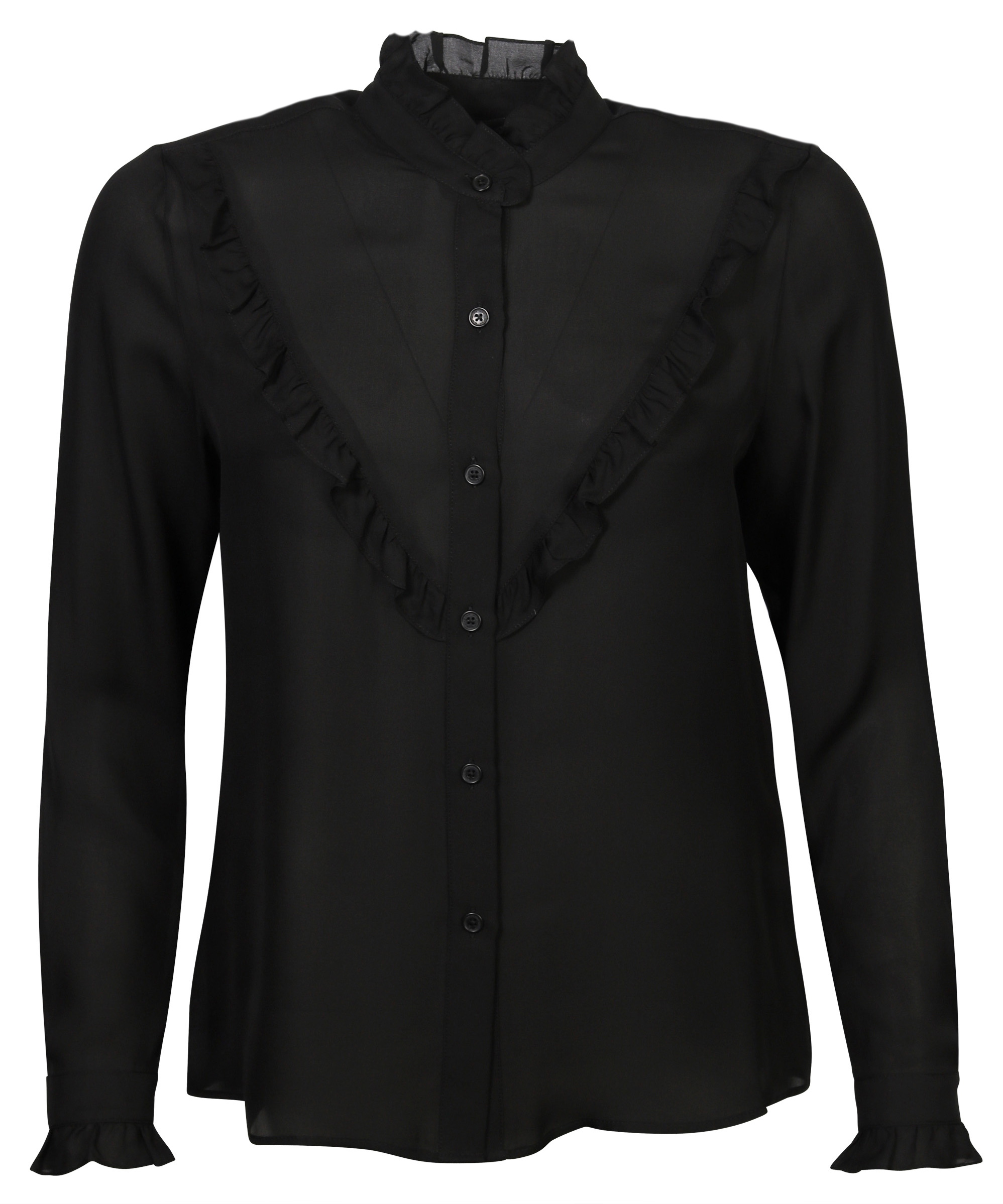 Nili Lotan Silk Shirt Marcela Black