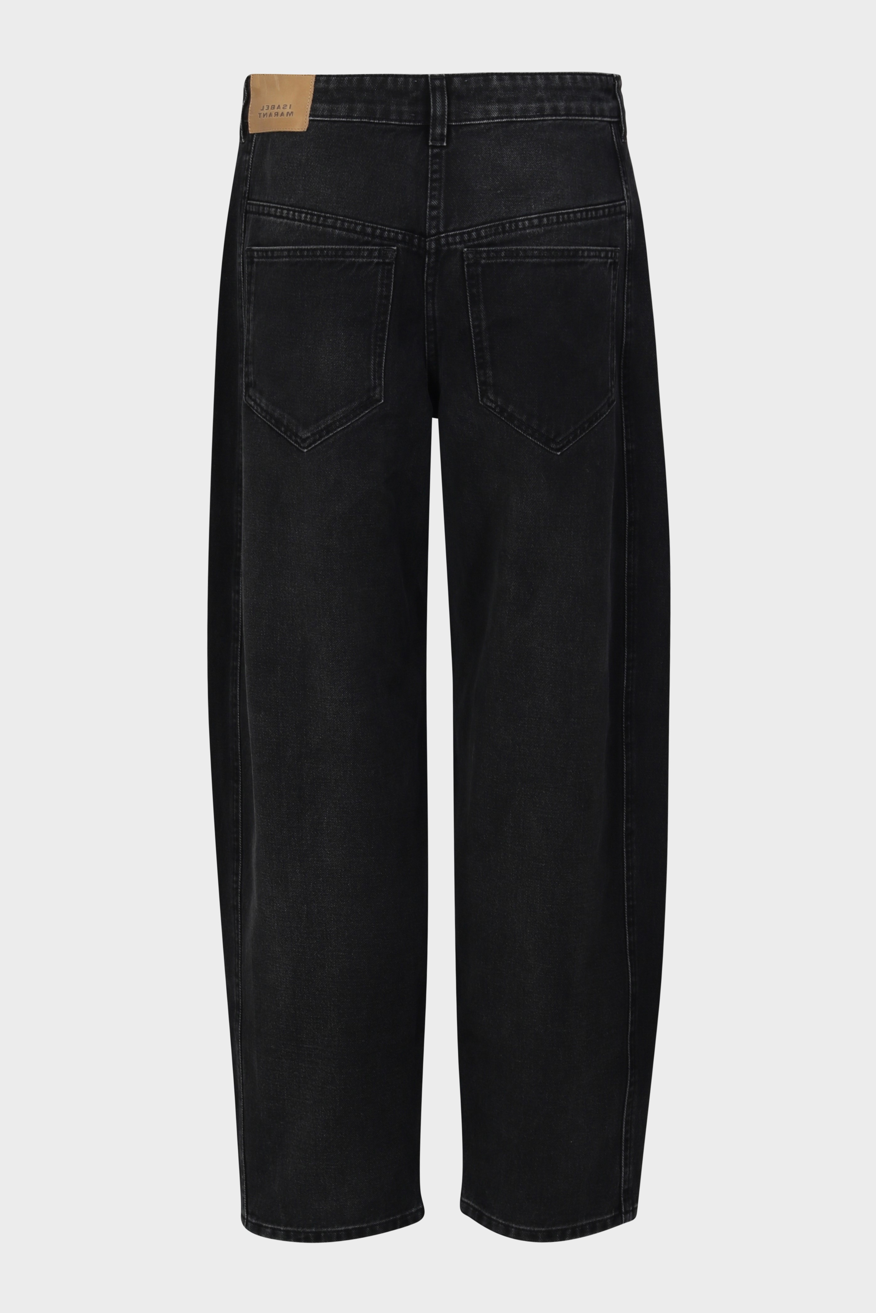 ISABEL MARANT ÉTOILE Loose Fit Jeans in Faded Black