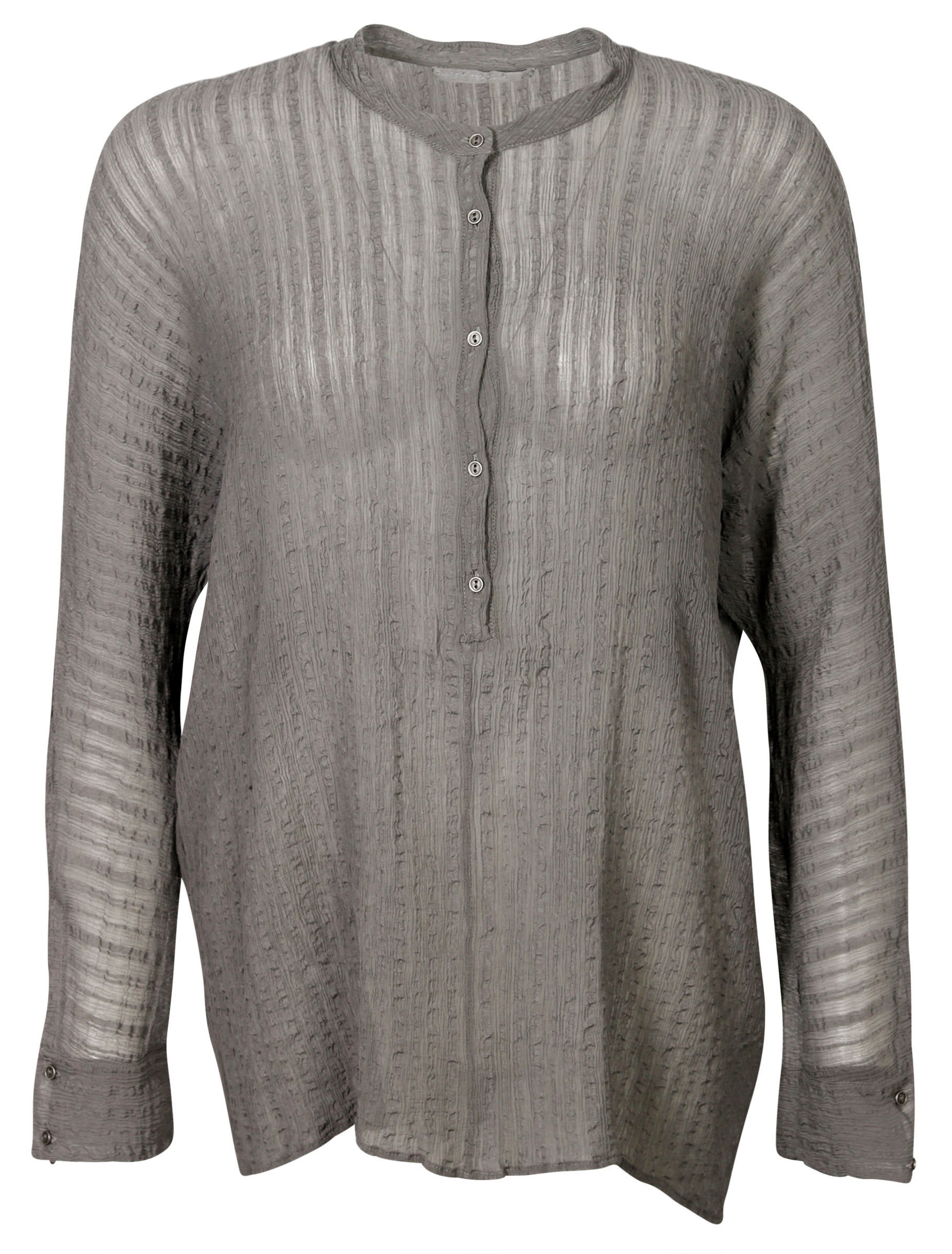 Transit Par Such Cotton/Silk Blouse Grey