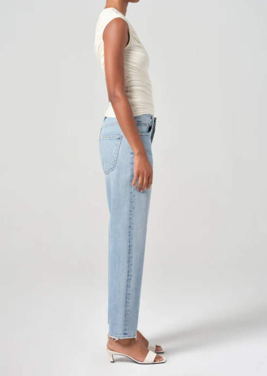 AGOLDE 90's Crop Jeans in Force Wash