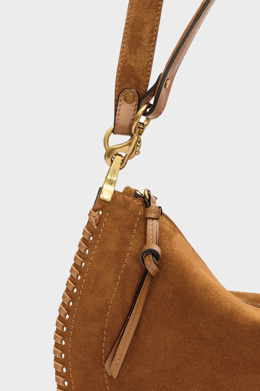 ISABEL MARANT Oskan Soft Bag in Cognac