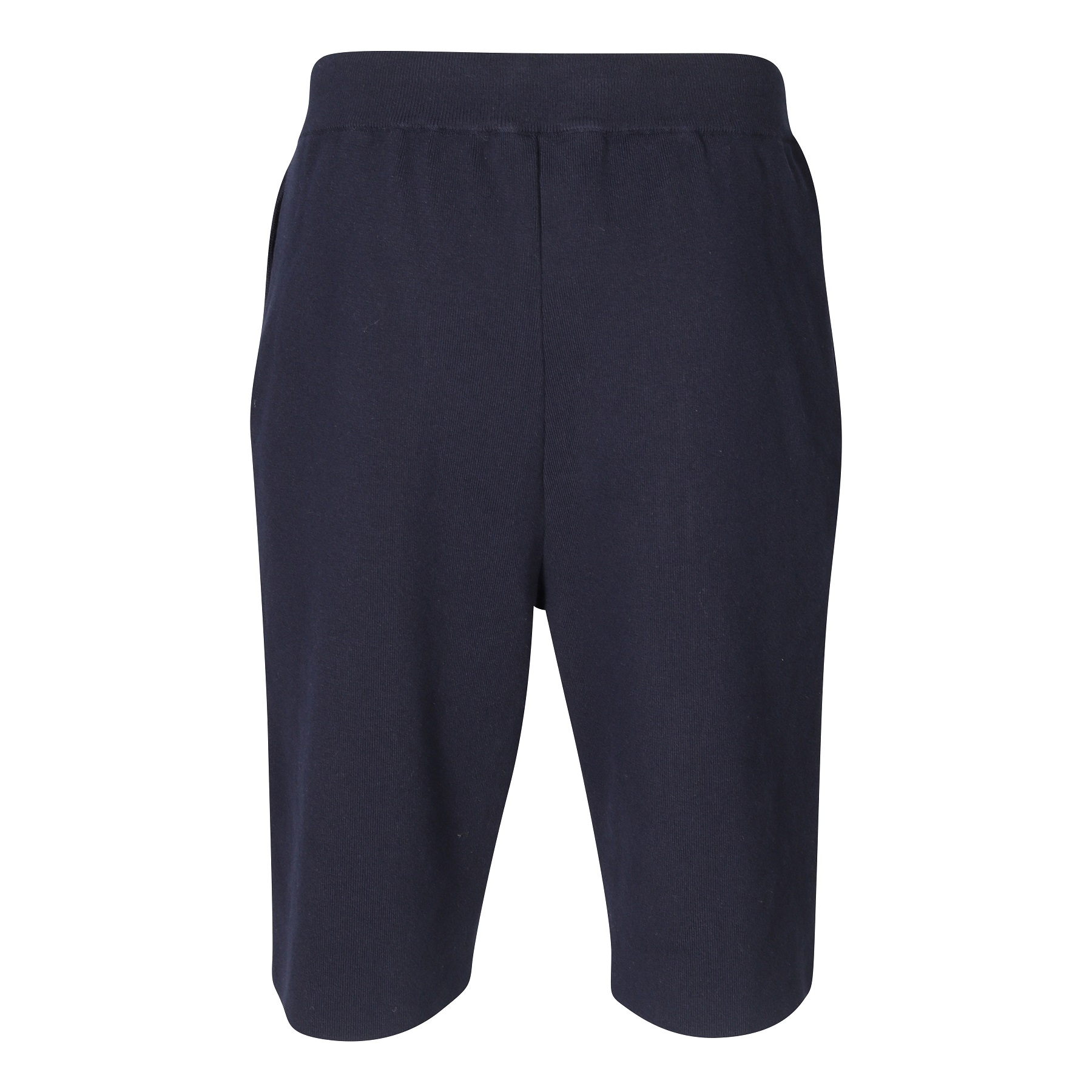 ROBERTO COLLINA Cotton Knit Shorts in Navy