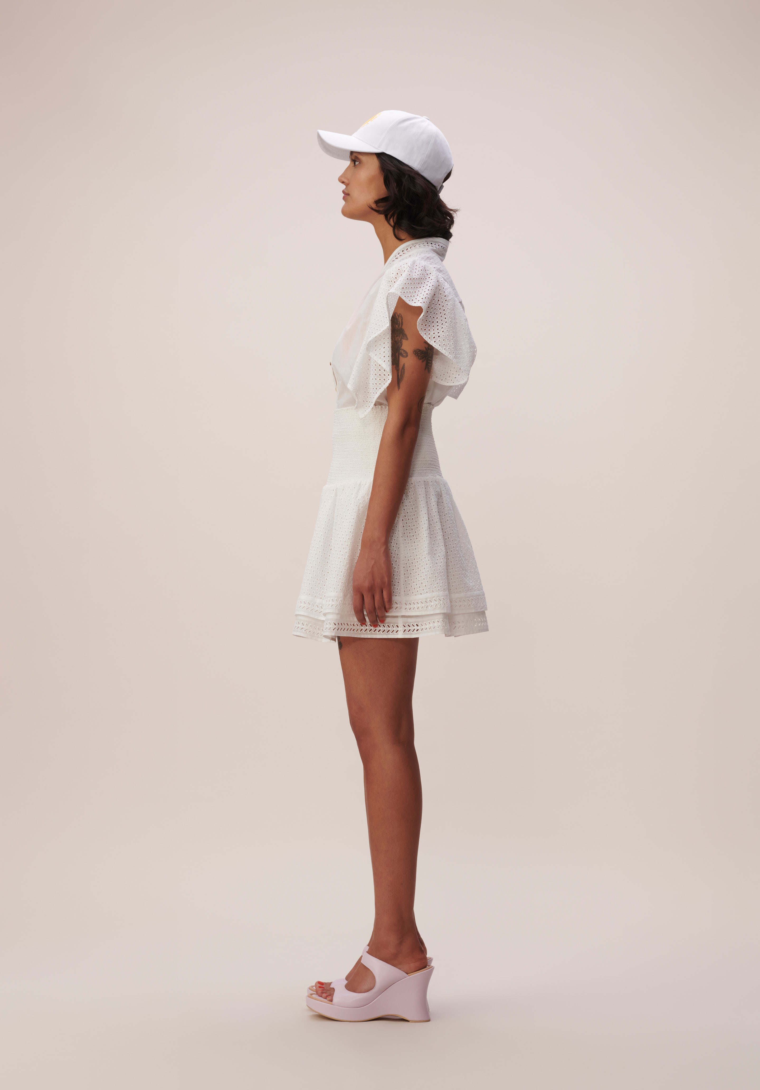 Lala Berlin Skirt Savannah in White M