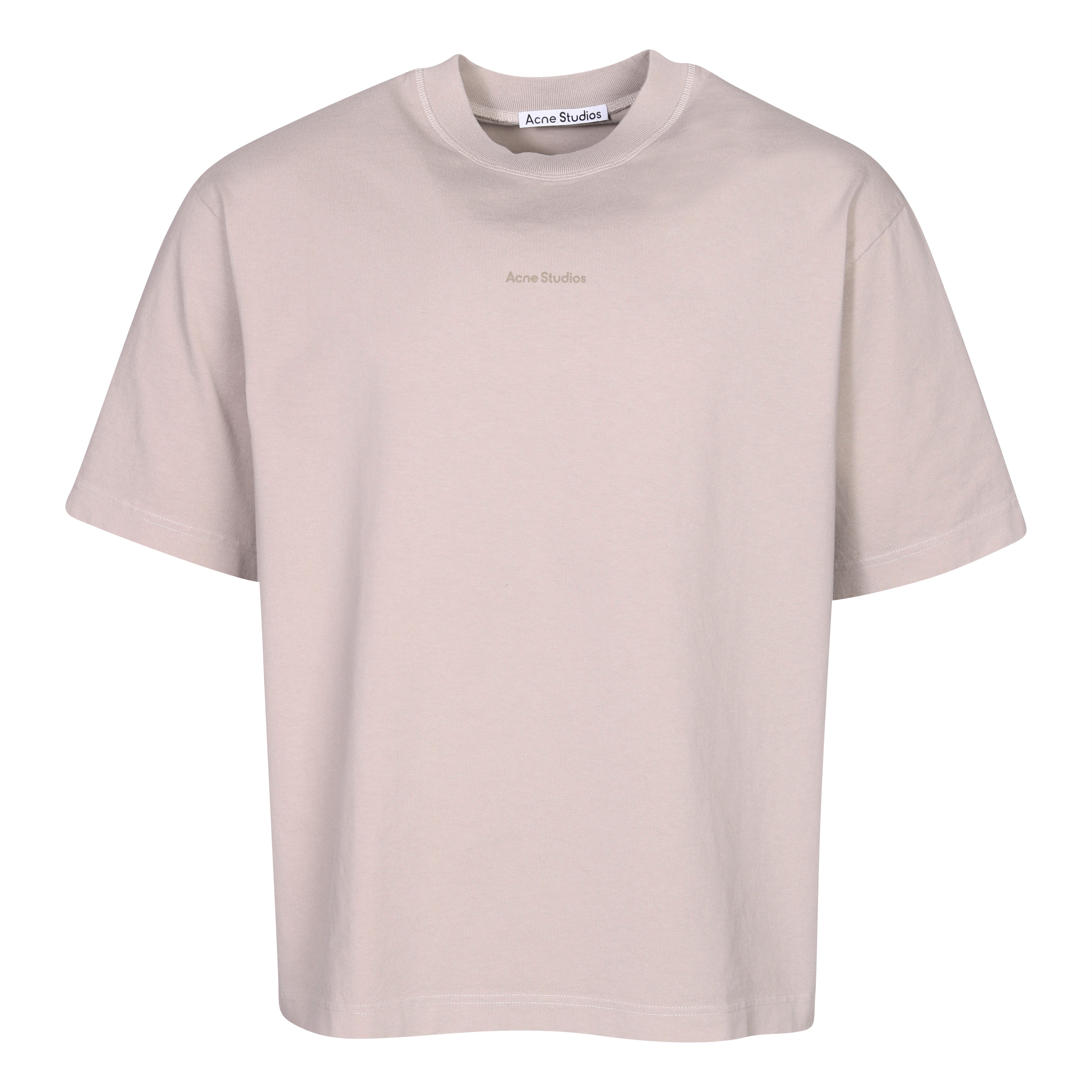 Acne Studios Stamp T-Shirt in Oyster Grey M
