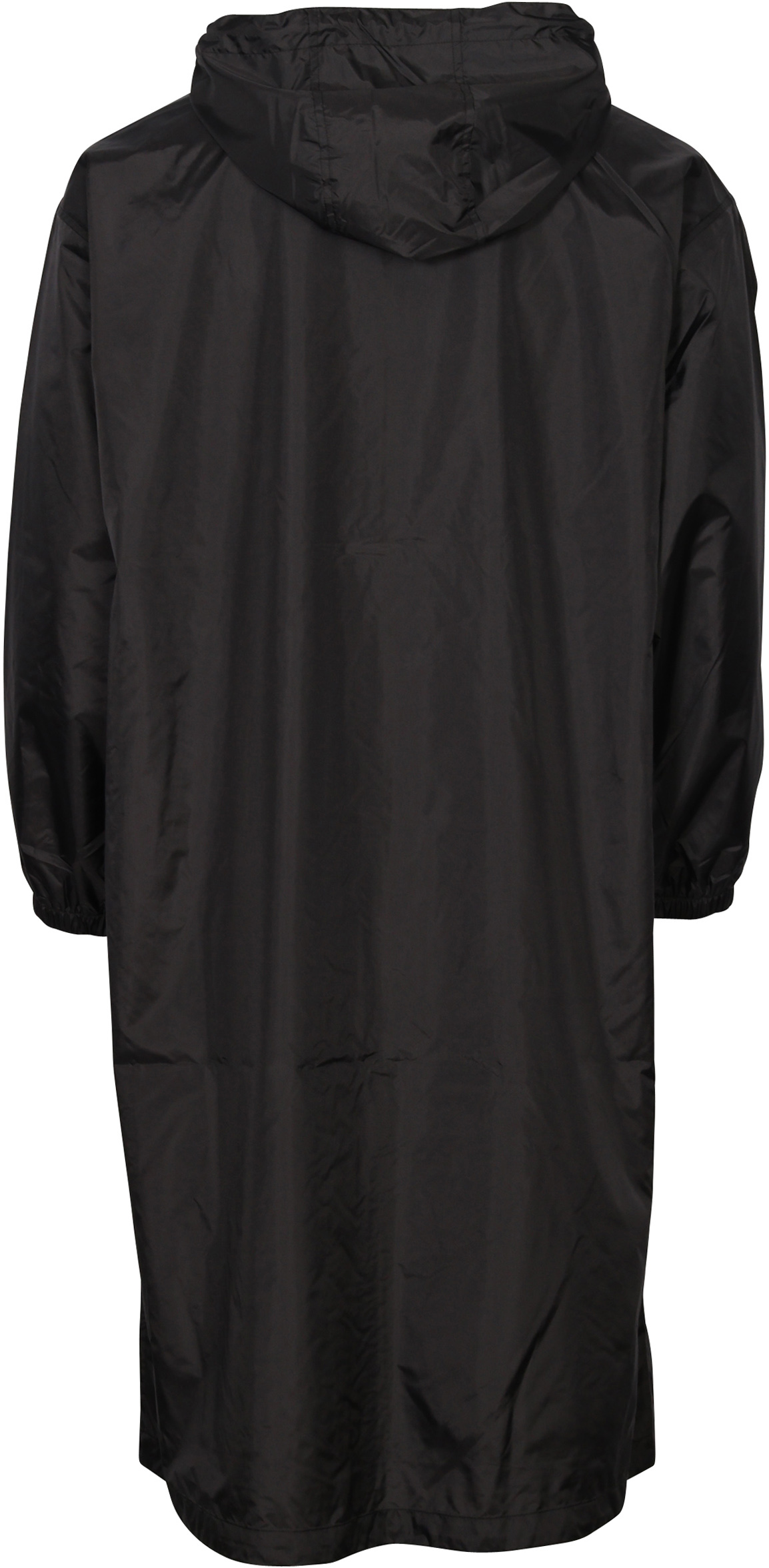 Acne Studios Hooded Nylon Coat Ormes Plaque Face Black