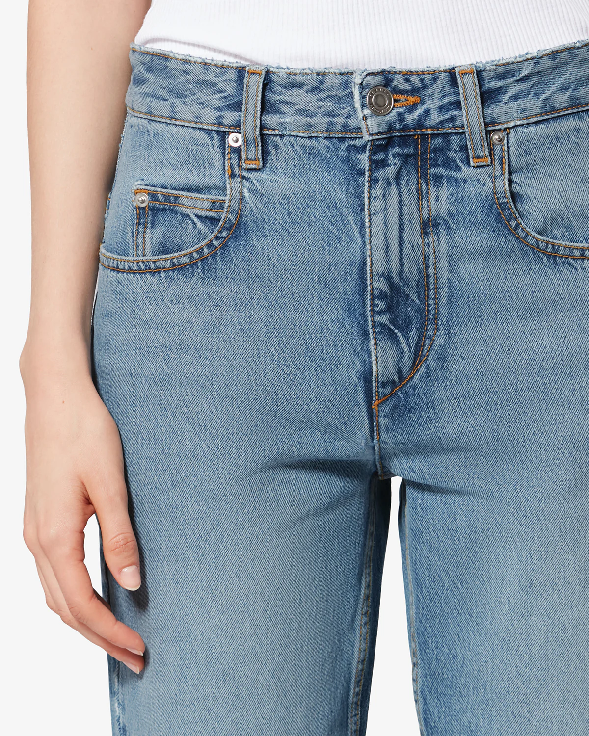 ISABEL MARANT ÉTOILE Dakota Jeans in Light Blue