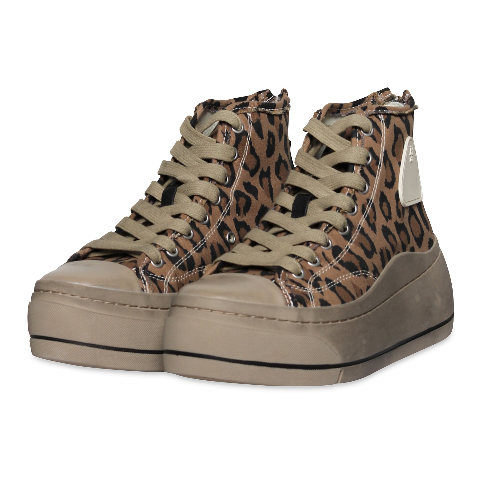 R13 High Top Sneaker Kurt in Leo 37