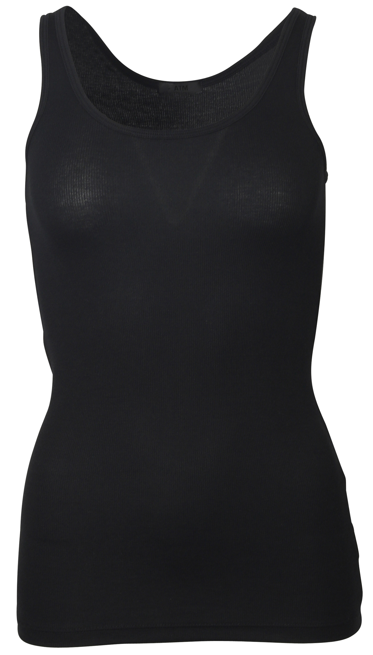 ATM Micro Modal Rib Top Black