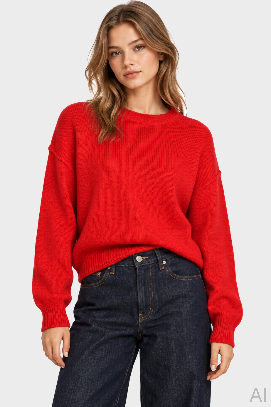 WARM ME Live Cashmere Sweater in Red