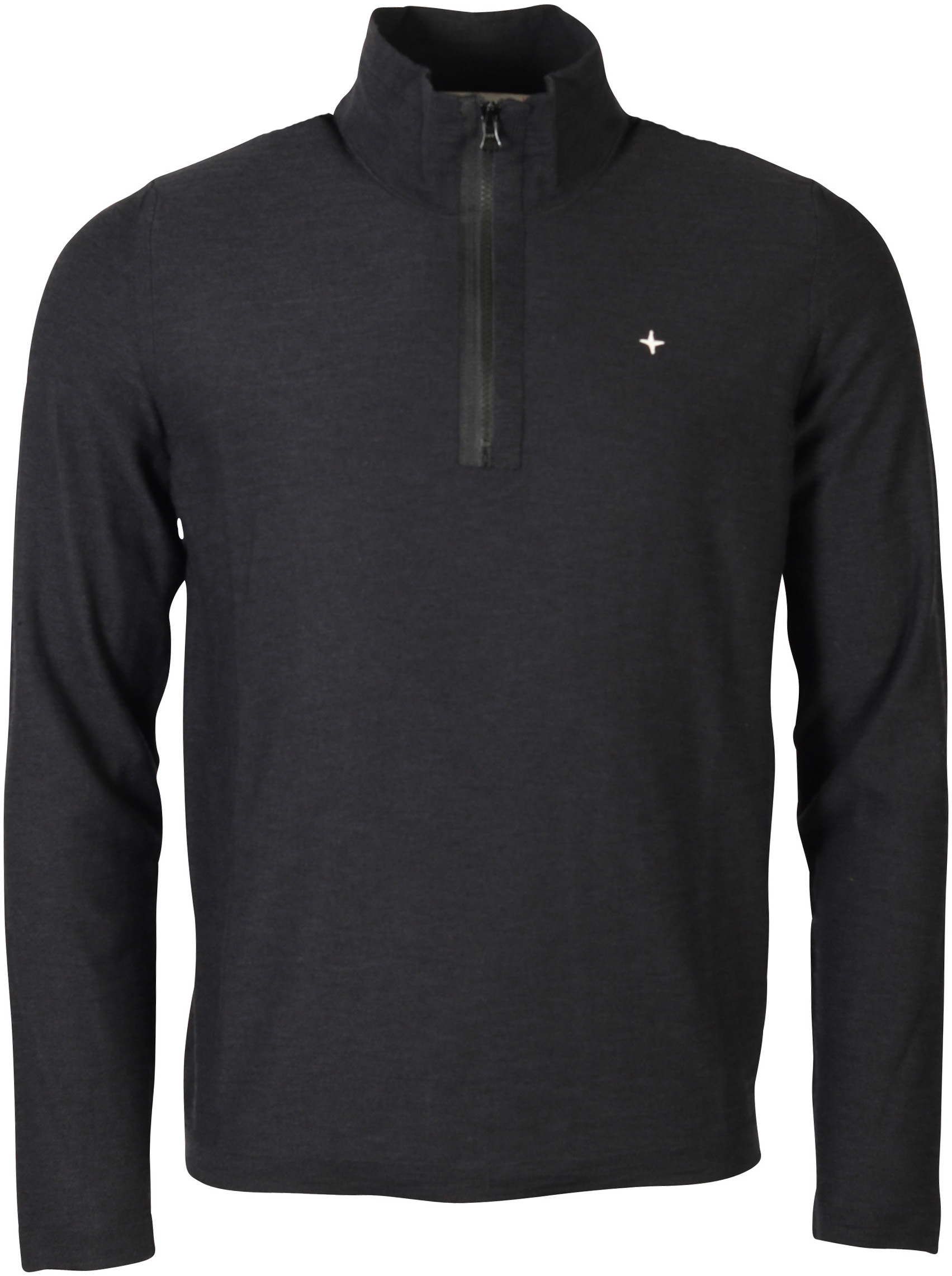 Stone Island Knit Zip Sweater Black