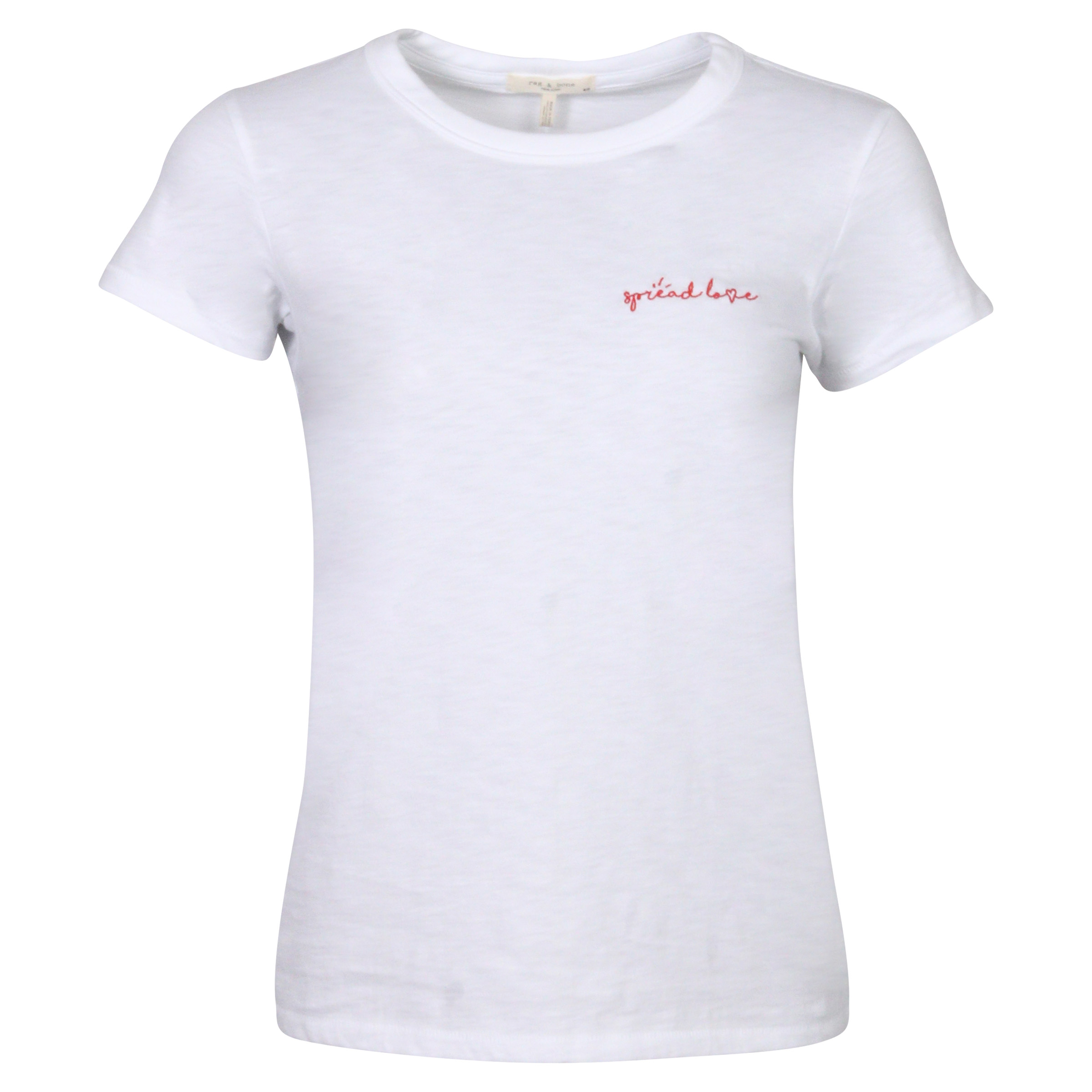 Rag & Bone Spread Love T-Shirt White