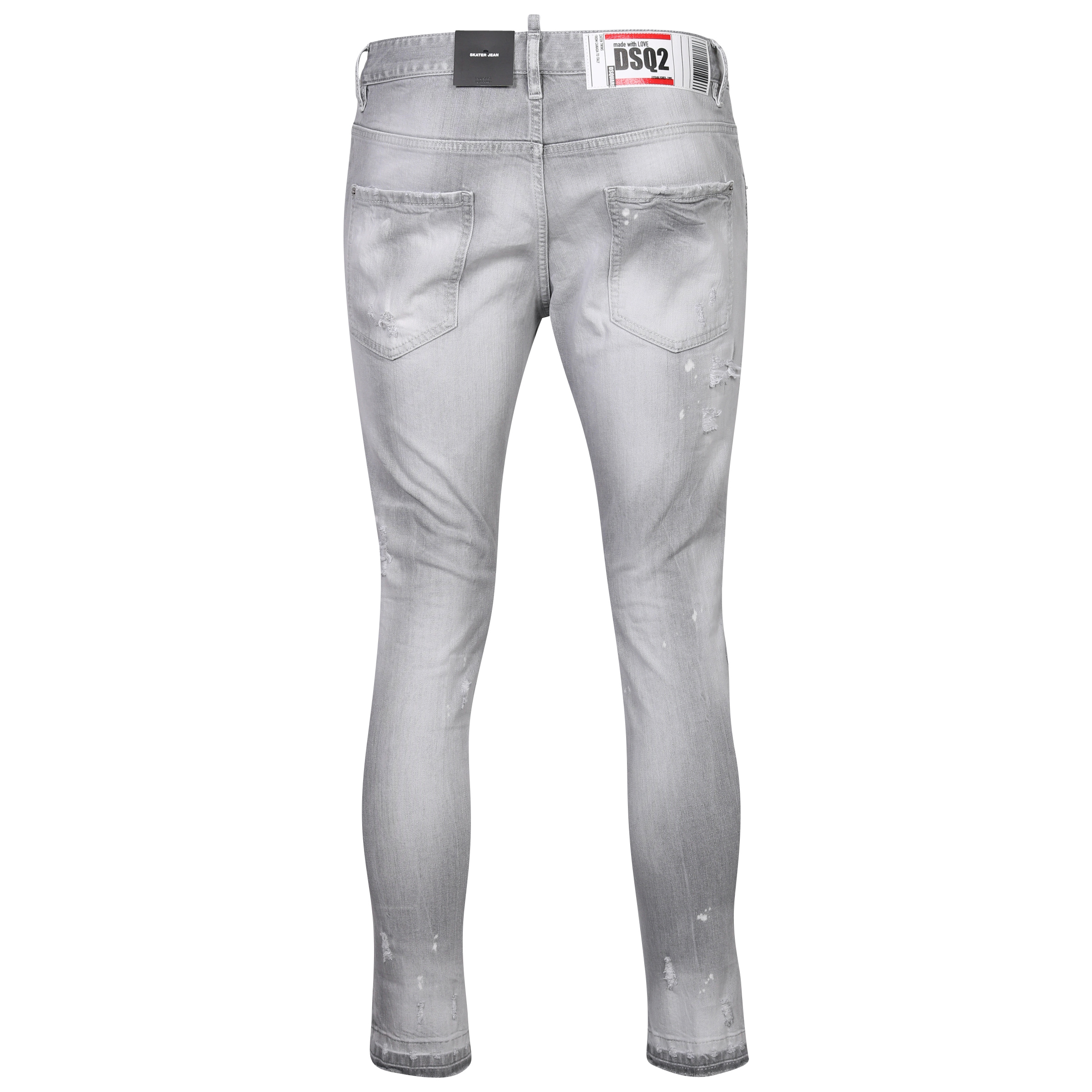 Dsquared Jeans Skater Grey Washed