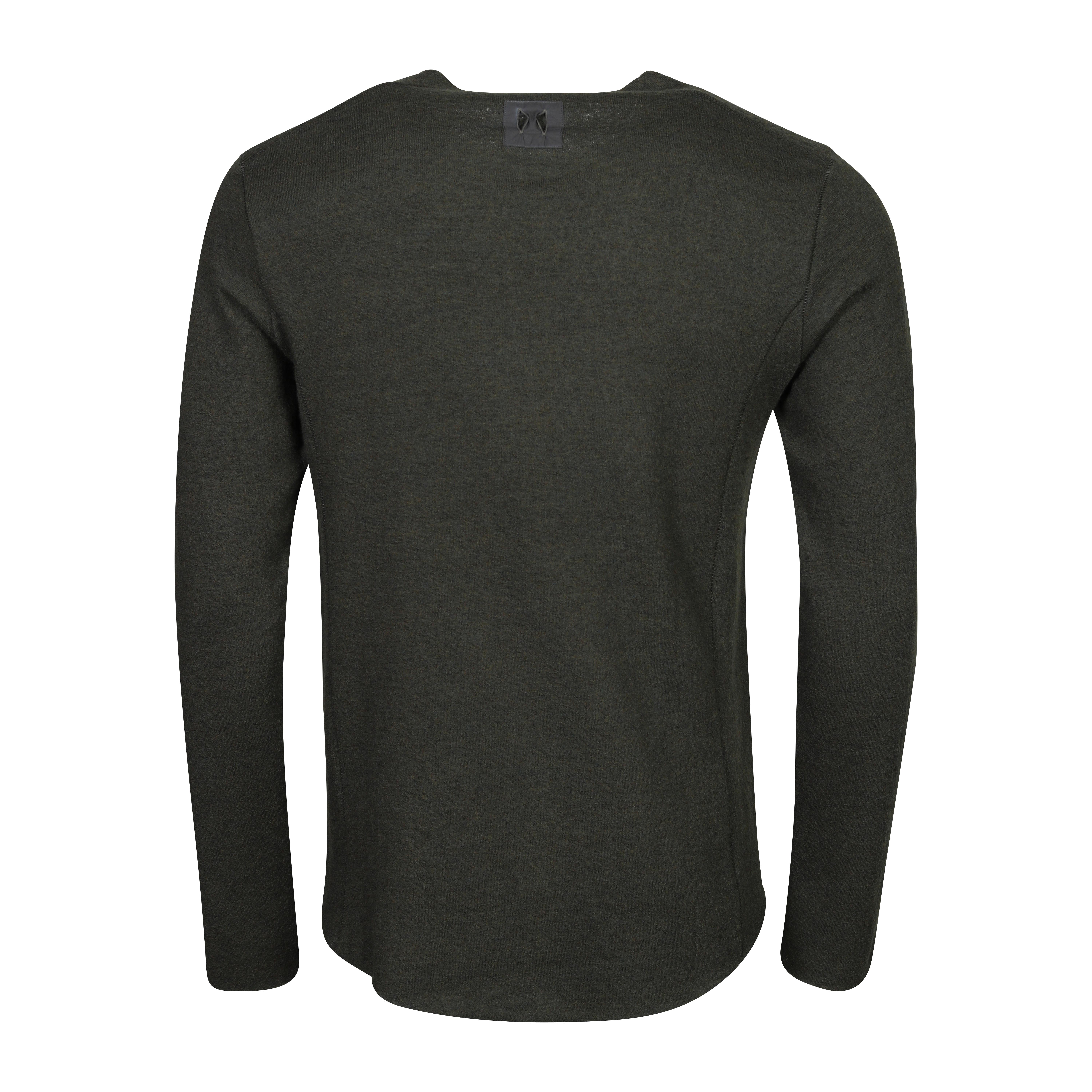 Hannes Roether Knit Pullover in Olive