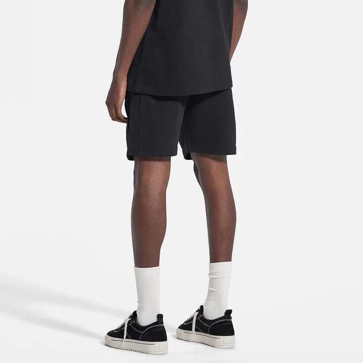 REPRESENT Blank Shorts in Jet Black S